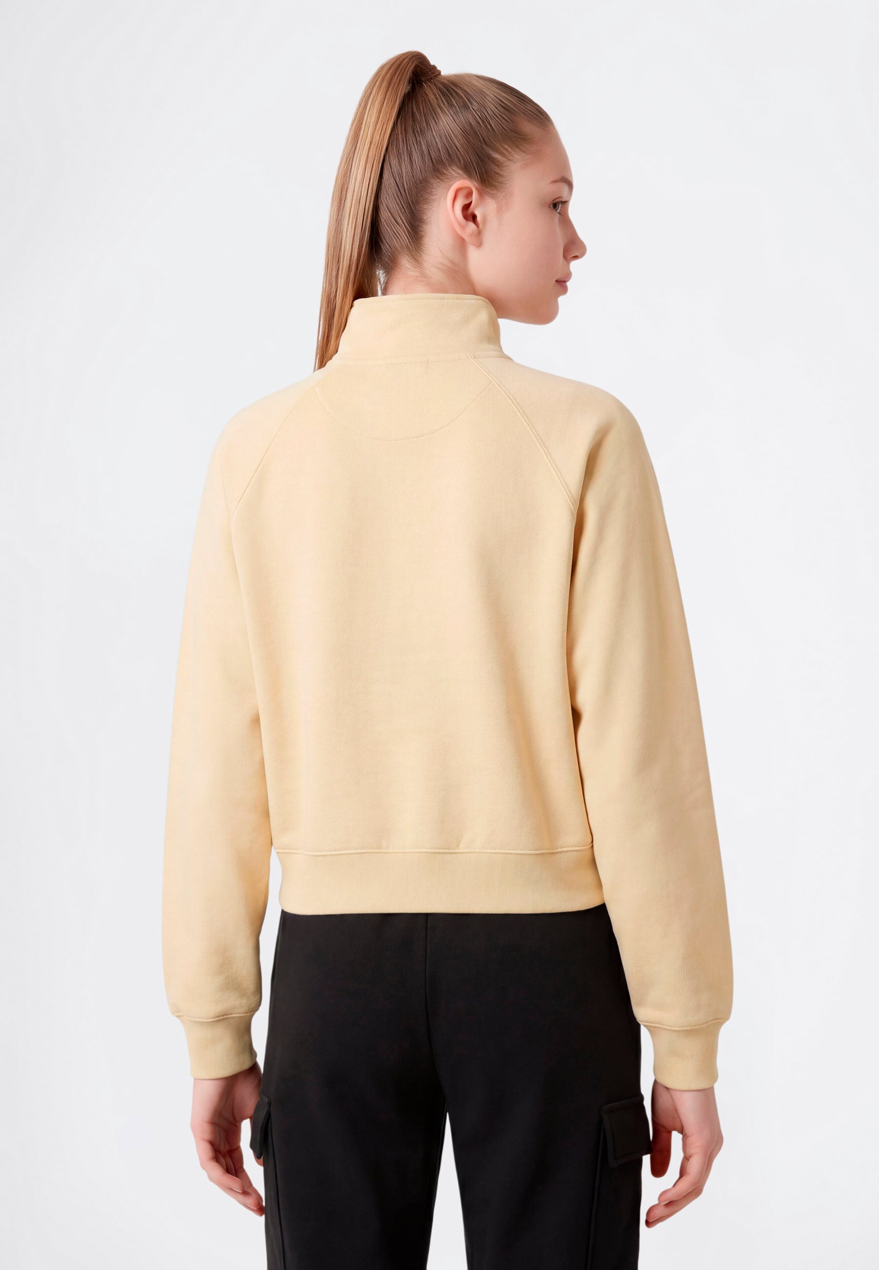 Champion Sweatshirt »SPORTWEAR HALF ZIP Loose Fit«, mit halbem Reissverschluss, aus Baumwolle und Polyester, Loose Fit
