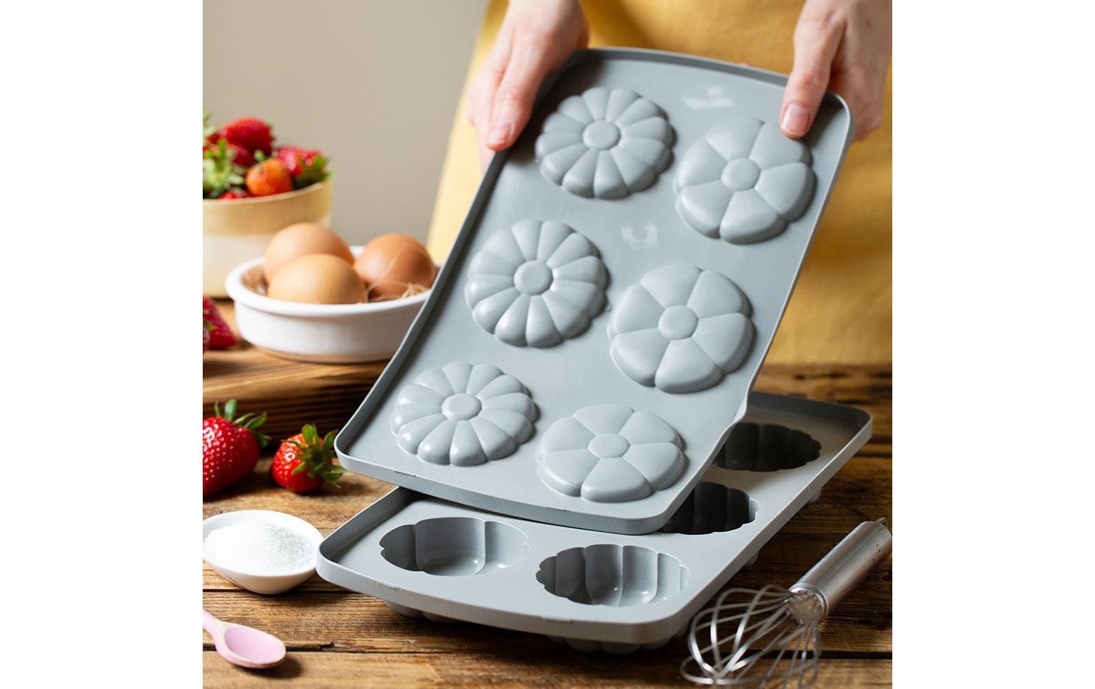   Silikonform »Decora Decor Flex Blumen, ø 6,7 cm«