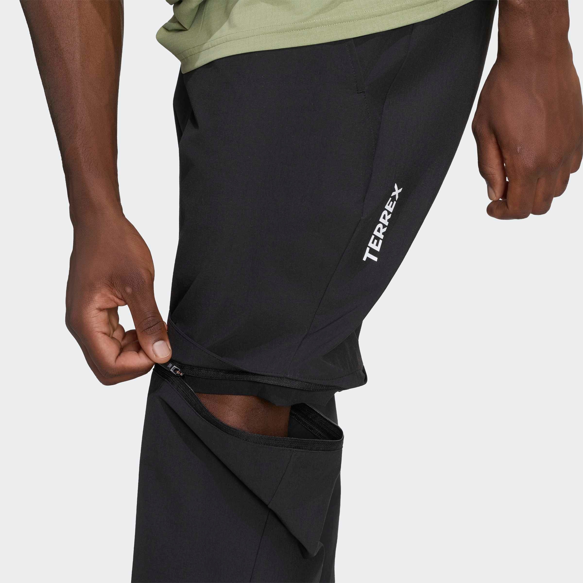 adidas TERREX Pantalon de plein air »MULTI ZIP OFF TRACKSUIT BOTTOMS«  style sportif, avec fermeture éclair, en polyamide et élasthanne