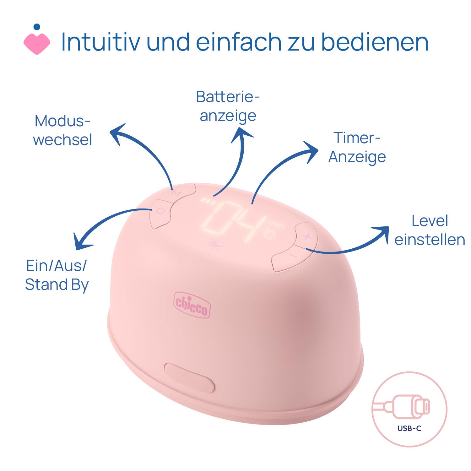 Chicco Elektrische Milchpumpe »Stimolatte«