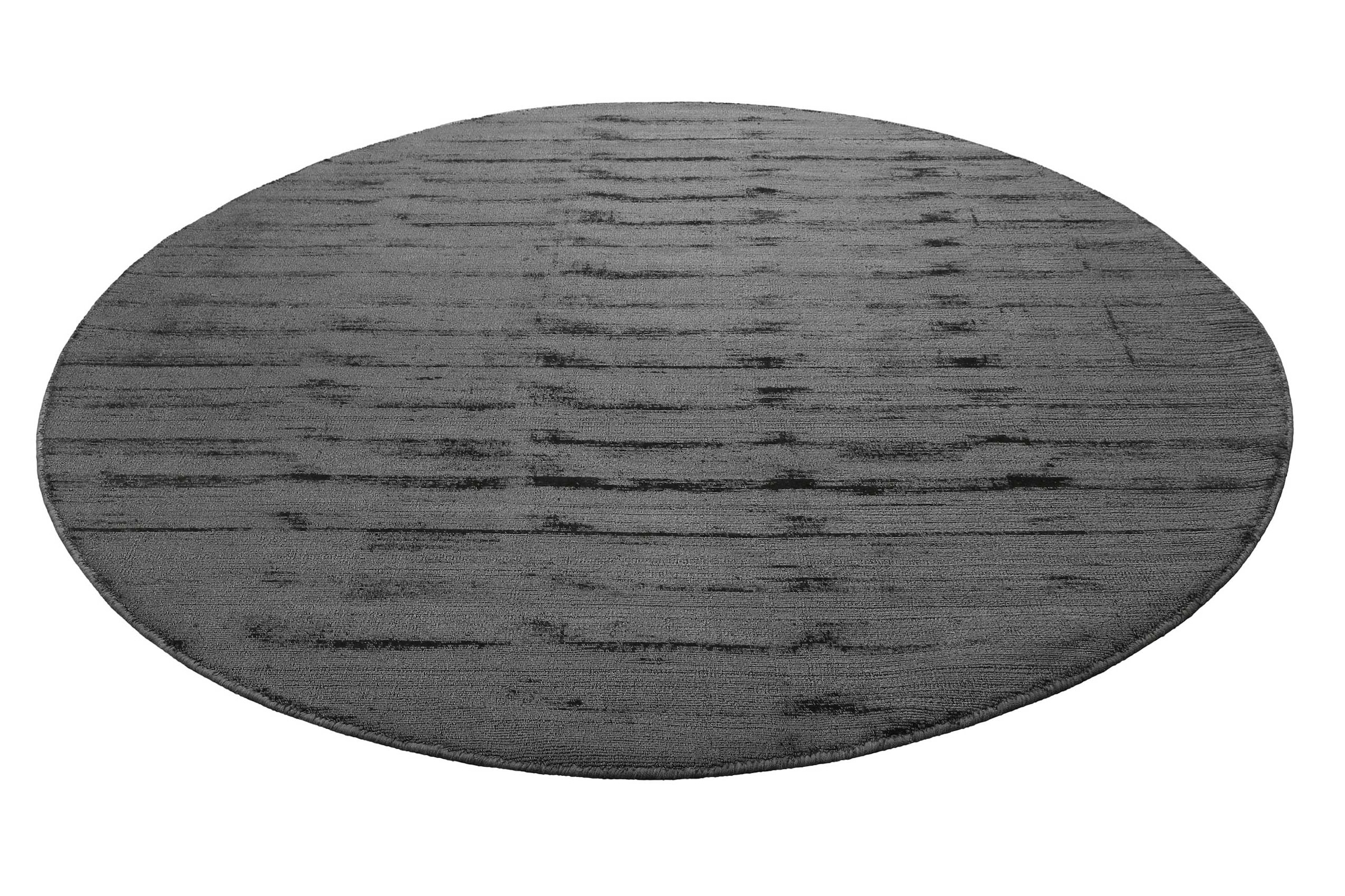 Wecon home Basics Teppich »Emma« rund 8 mm Höhe Kurzflorteppich, handgewebt, einfarbig, modern, Wohnzimmer,