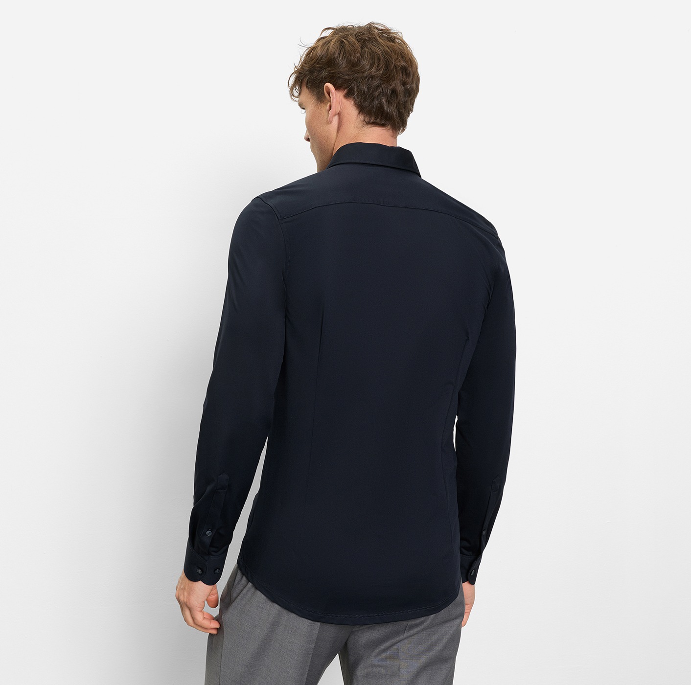 OLYMP Chemise à manches longues »Level Five 24/Seven« Atmungsaktiv, Jersey, sehr dehnbar, body fit, Modern Kentkragen