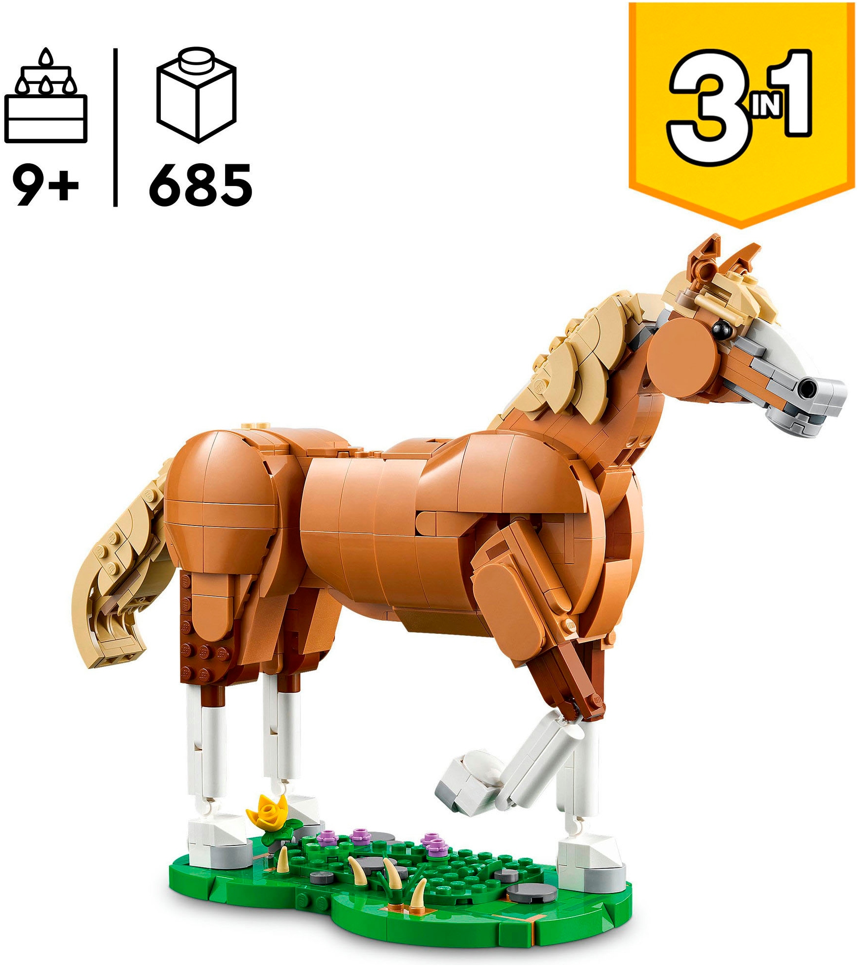 LEGO® Pions de construction »Prächtiges Ross (31166), LEGO LEGO Creator« Made in Europe