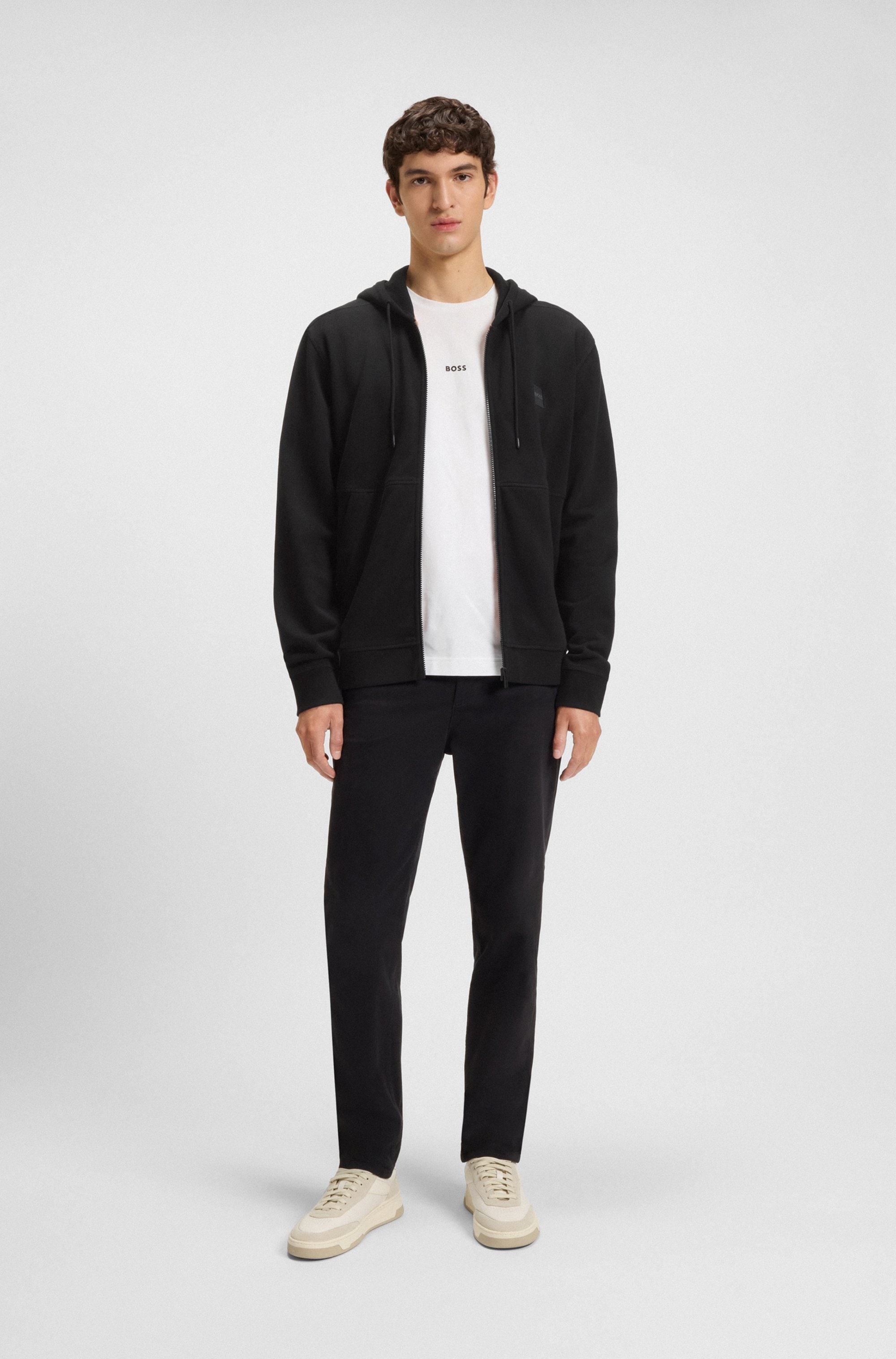 BOSS ORANGE Sweat à capuche »Zetalky« mit Kängurutasche
