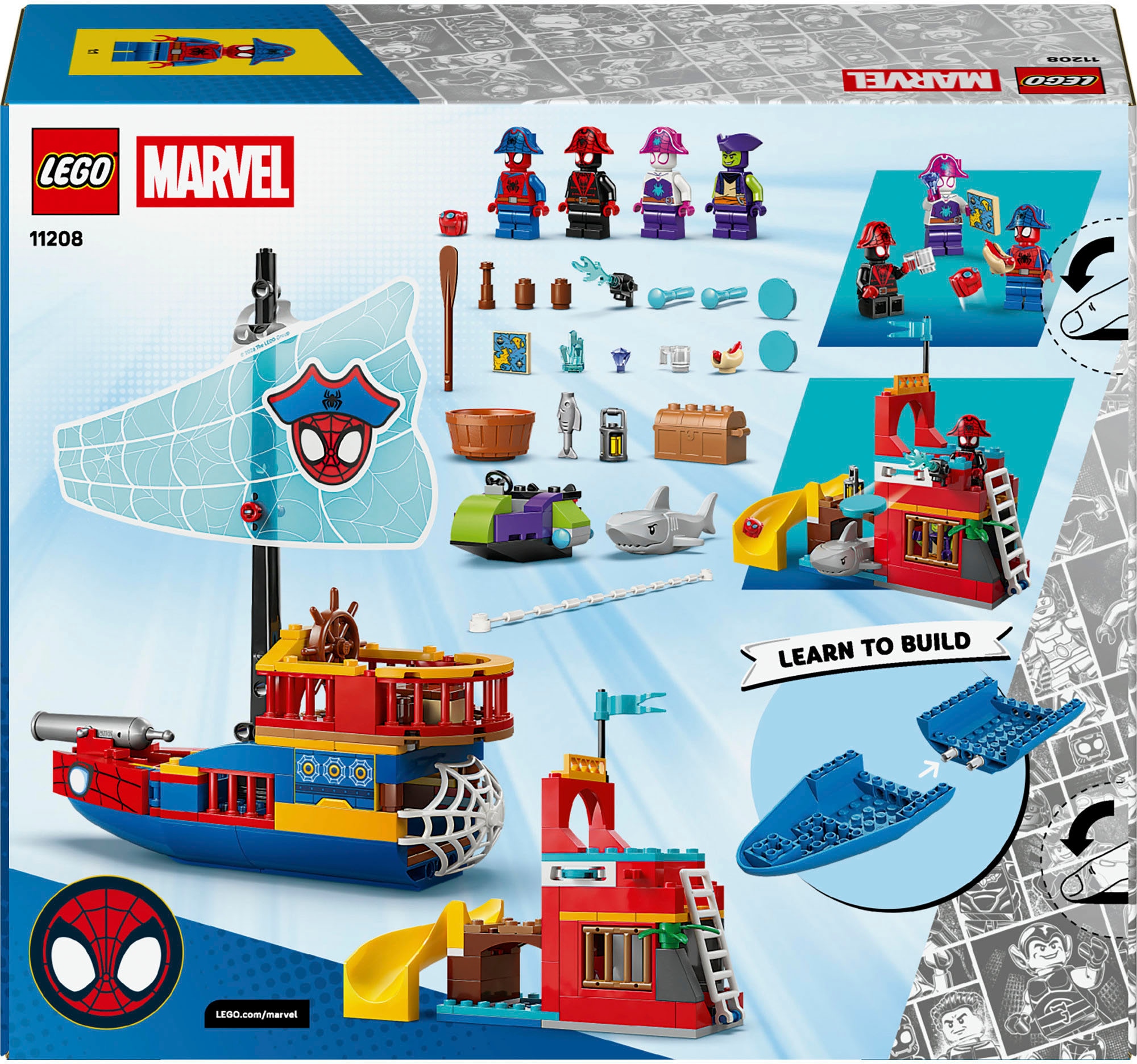 LEGO® Pions de construction »Piratenschiff von Spideys Team (11208), LEGO Spidey« Made in Europe