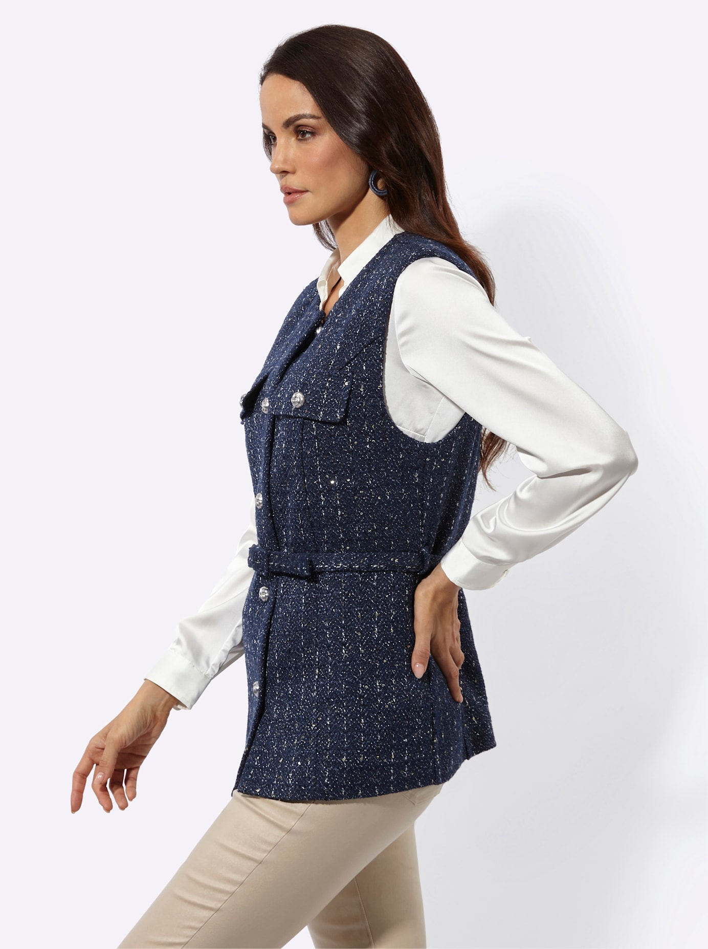 creation L Gilet court