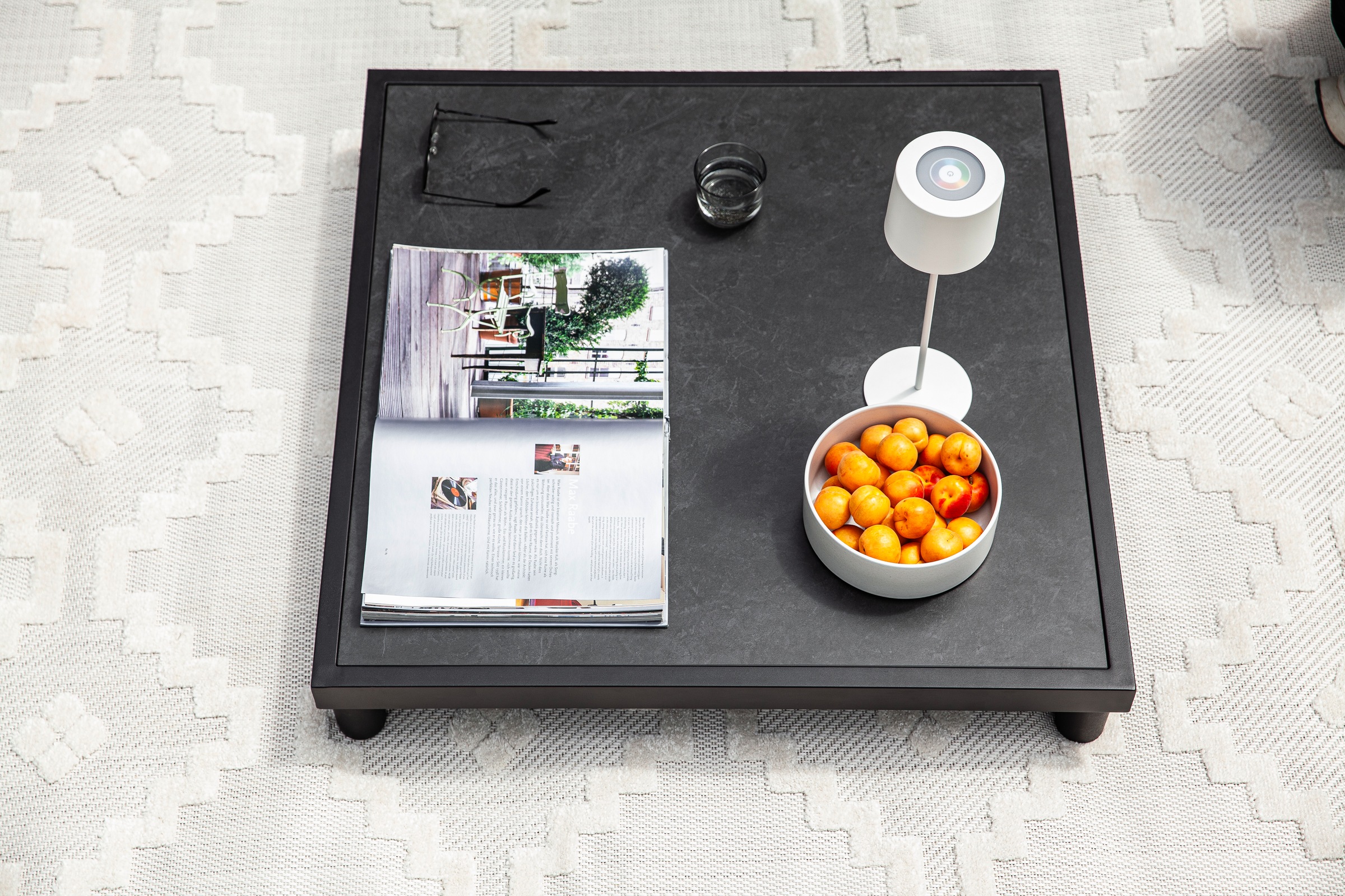 SCHÖNER WOHNEN-Kollektion Teppich »Summer 6352« rechteckig 6 mm Höhe In- und Outdoor geeignet, Hoch Tief Struktur, Robuster Teppich