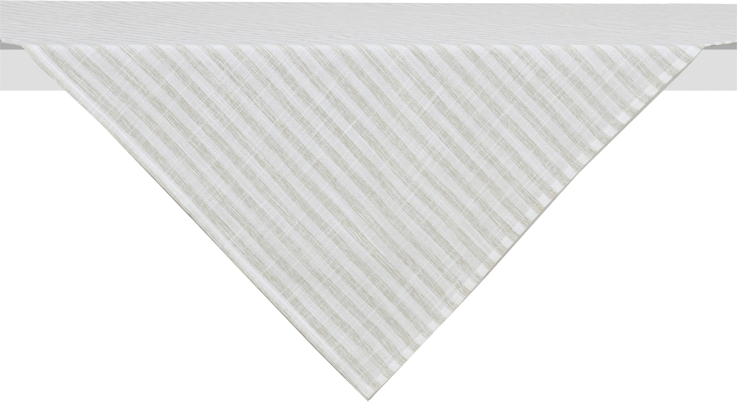 GOODproduct Nappe »Marric« nappe semi-transparente, aspect lin avec rayures