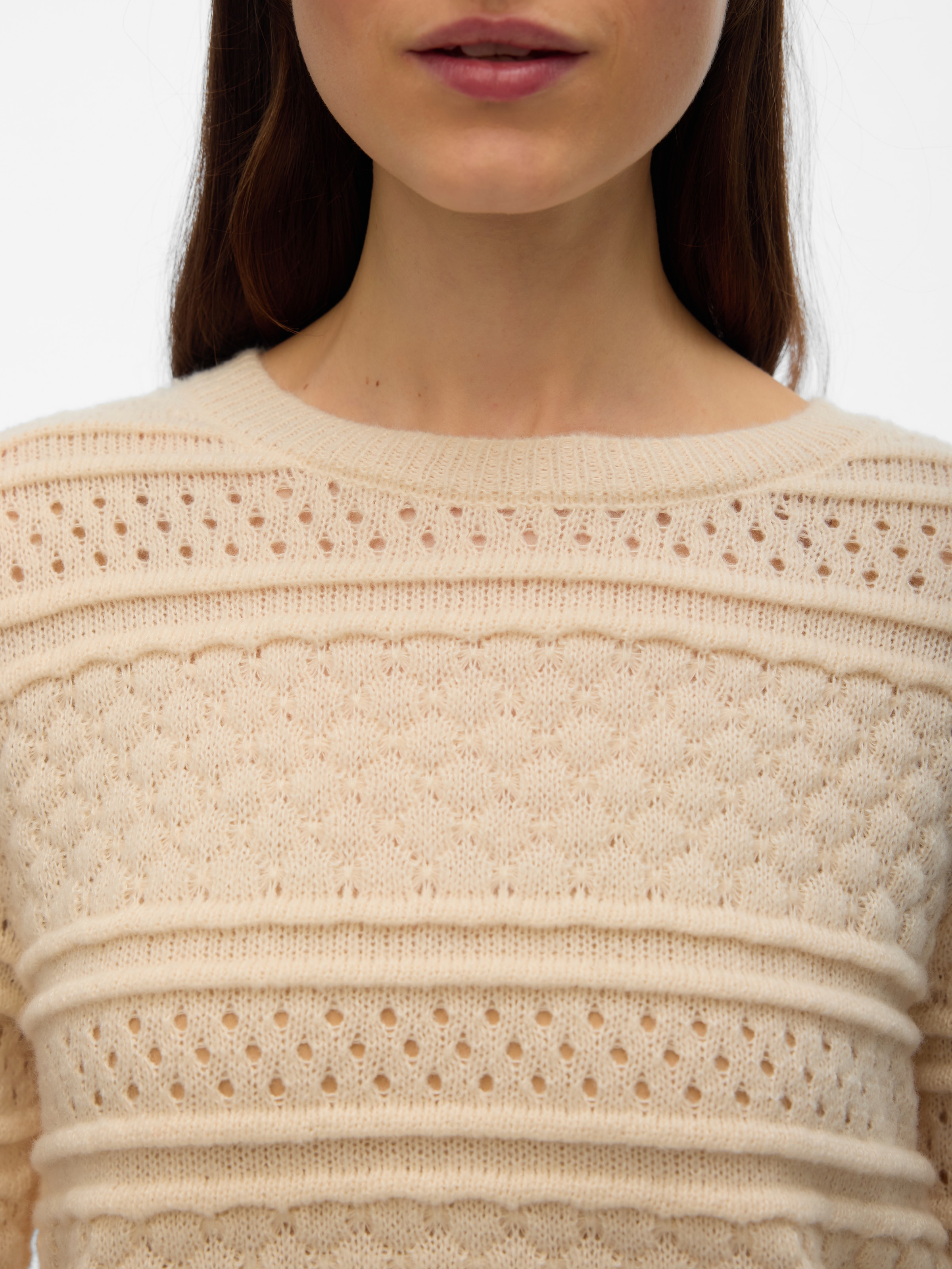 Vero Moda Pull en tricot »VMLEO LS O-NECK PULLOVER BF«