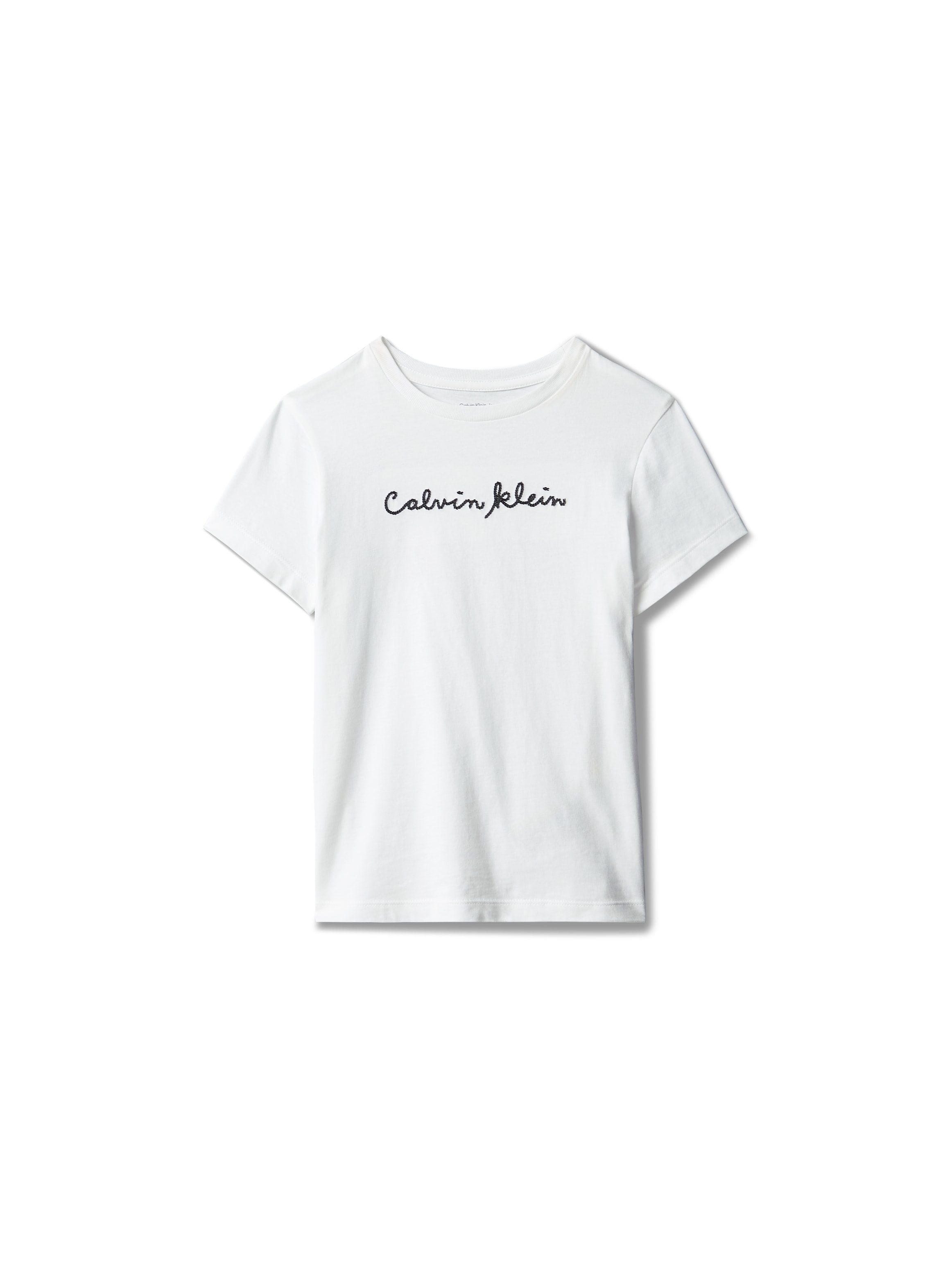 Calvin Klein Jeans T-shirt Encolure ronde, coupe slim, coton pur