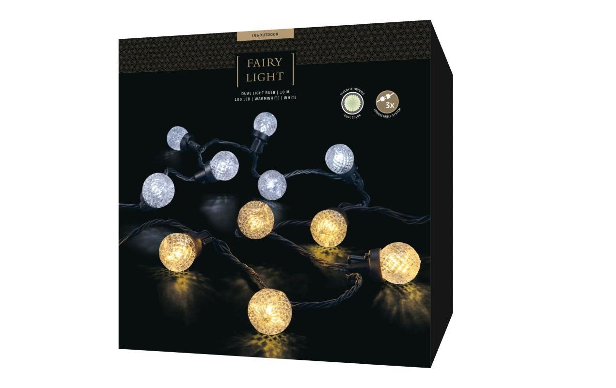 STT LED-Lichterkette »Dual light bulb 100 LED,«