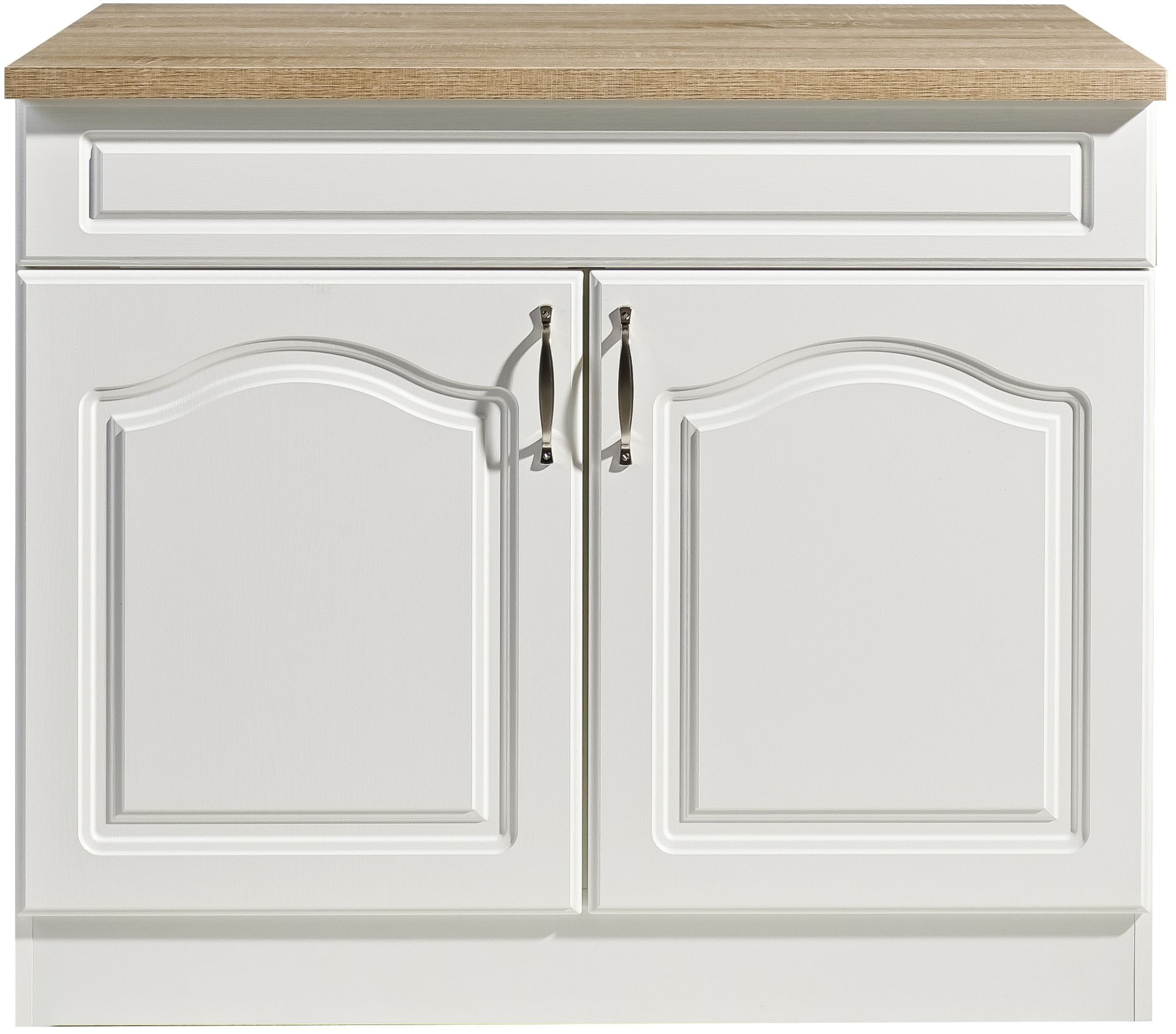 wiho Küchen Meuble évier »Linz« 100 cm breit, in Landhaus-Optik