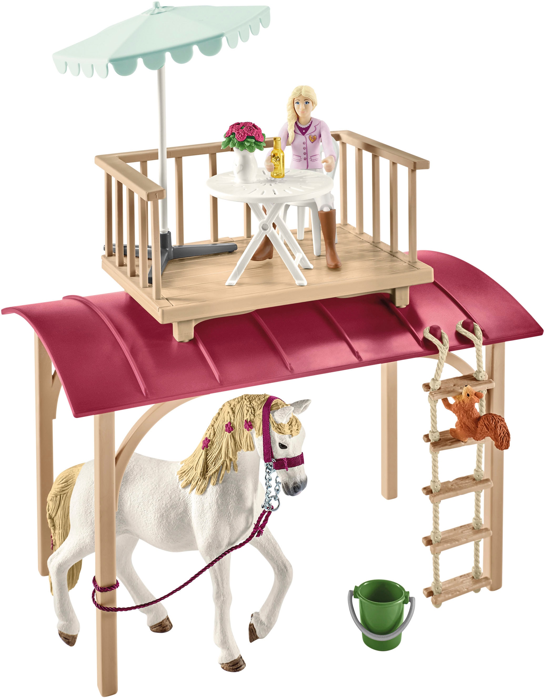 Schleich® Monde de jeu »HORSE CLUB, Wohnwagen für geheime Club-Treffen (42593)«