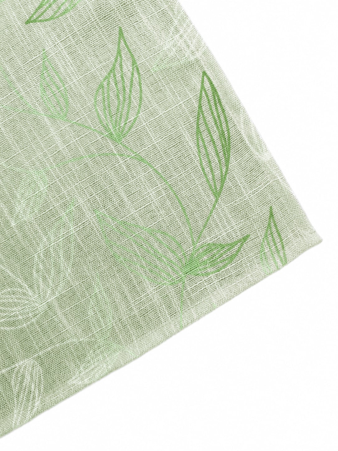 GOODproduct Chemin de table »Raffon« aspect lin avec motif feuille, différentes tailles