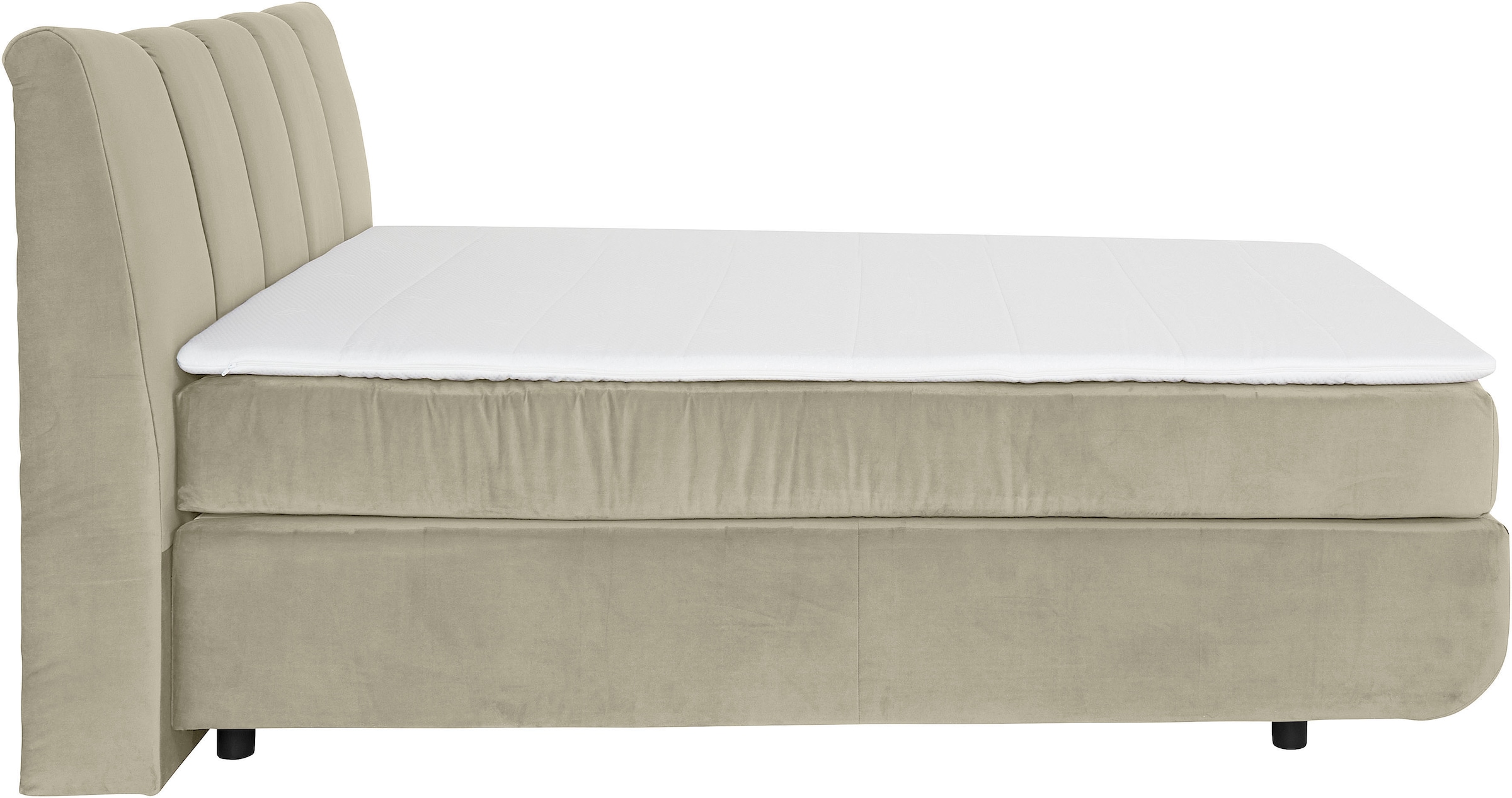 Leonique Boxspringbett »Océane« Bodenfrei- wirkt freischwebend, verschiedene Härtegrade (auch H4)