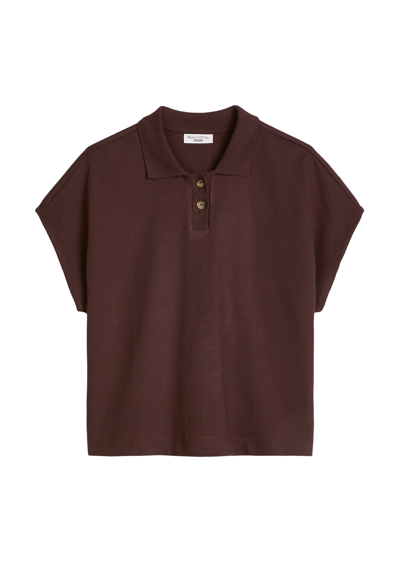 Marc O'Polo DENIM Polo wide aus schwerem Single Jersey