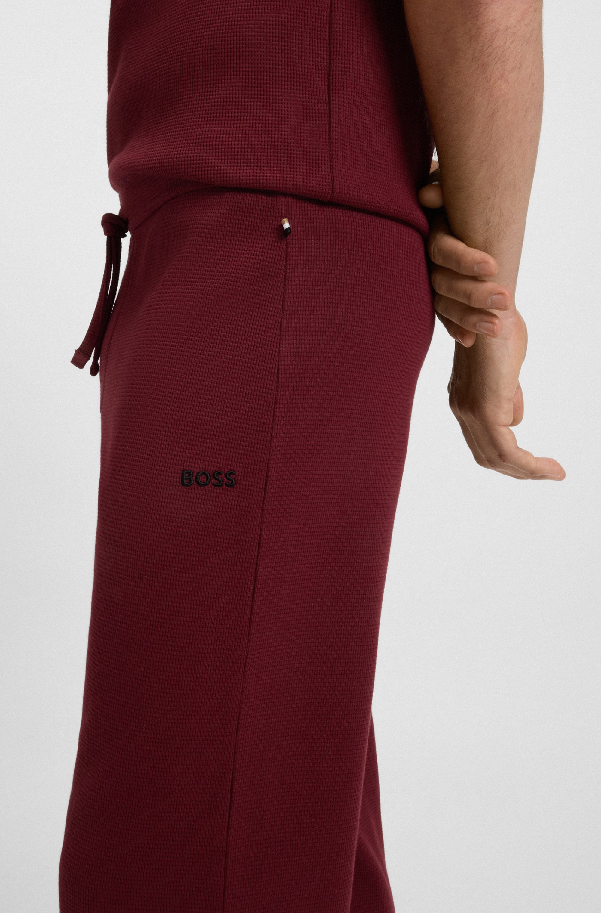 BOSS Pyjamahose »Waffle Pants«