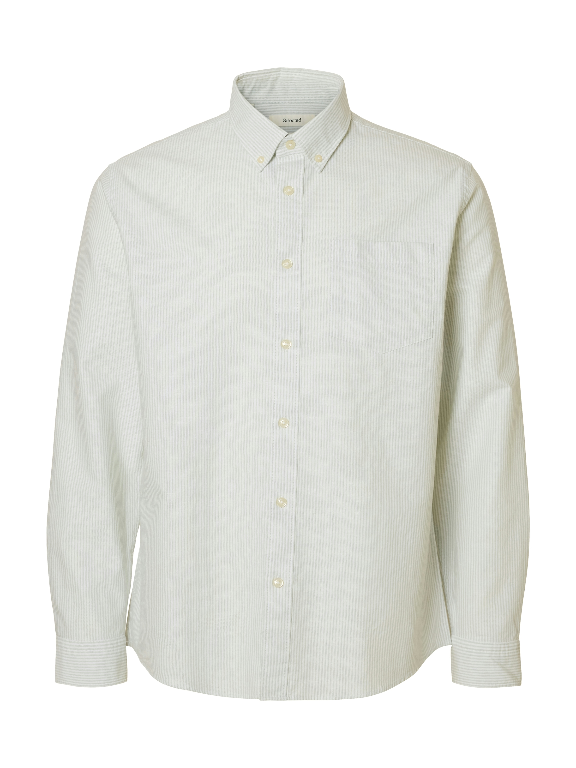 SELECTED Chemise à manches longues »SLHREGRICK-OX SHIRT LS NOOS« Baumwolle, regular fit