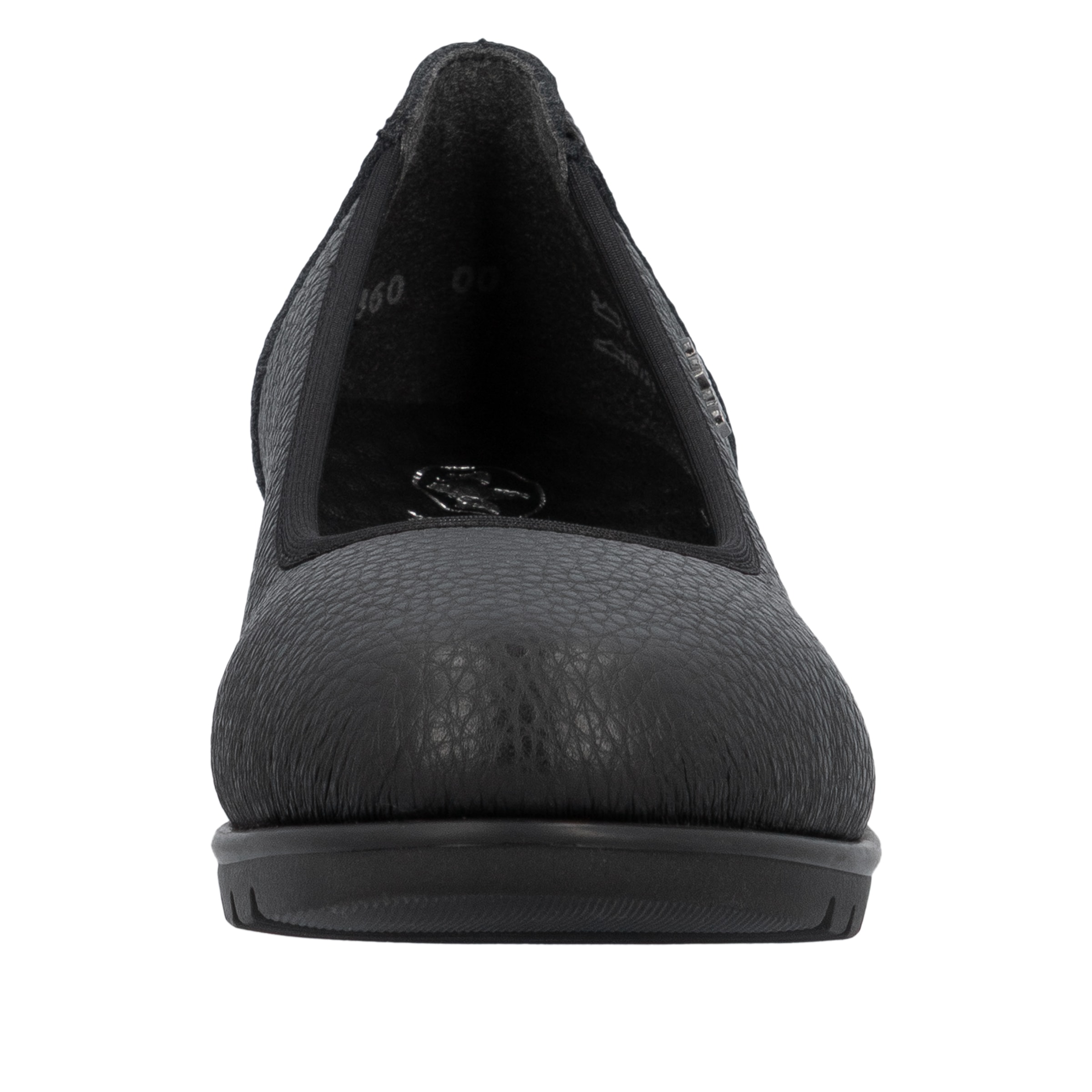 Rieker Escarpins compensés  Ballerina, Schlupfschuh, Slipper mit leichter Struktur im Obermaterial