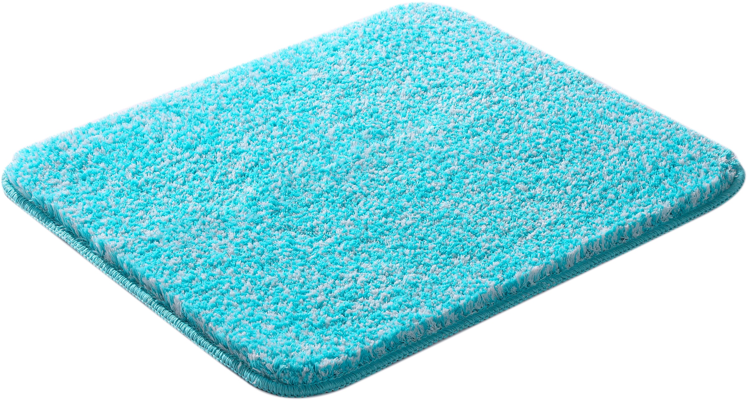 GOODproduct Tapis de bain »Vanessa meliert, Badvorleger, Badezimmer Teppich, Duschvorleger« Höhe 20 mm revêtement antidérapant Résistant tapis de bain, toucher doux, uni