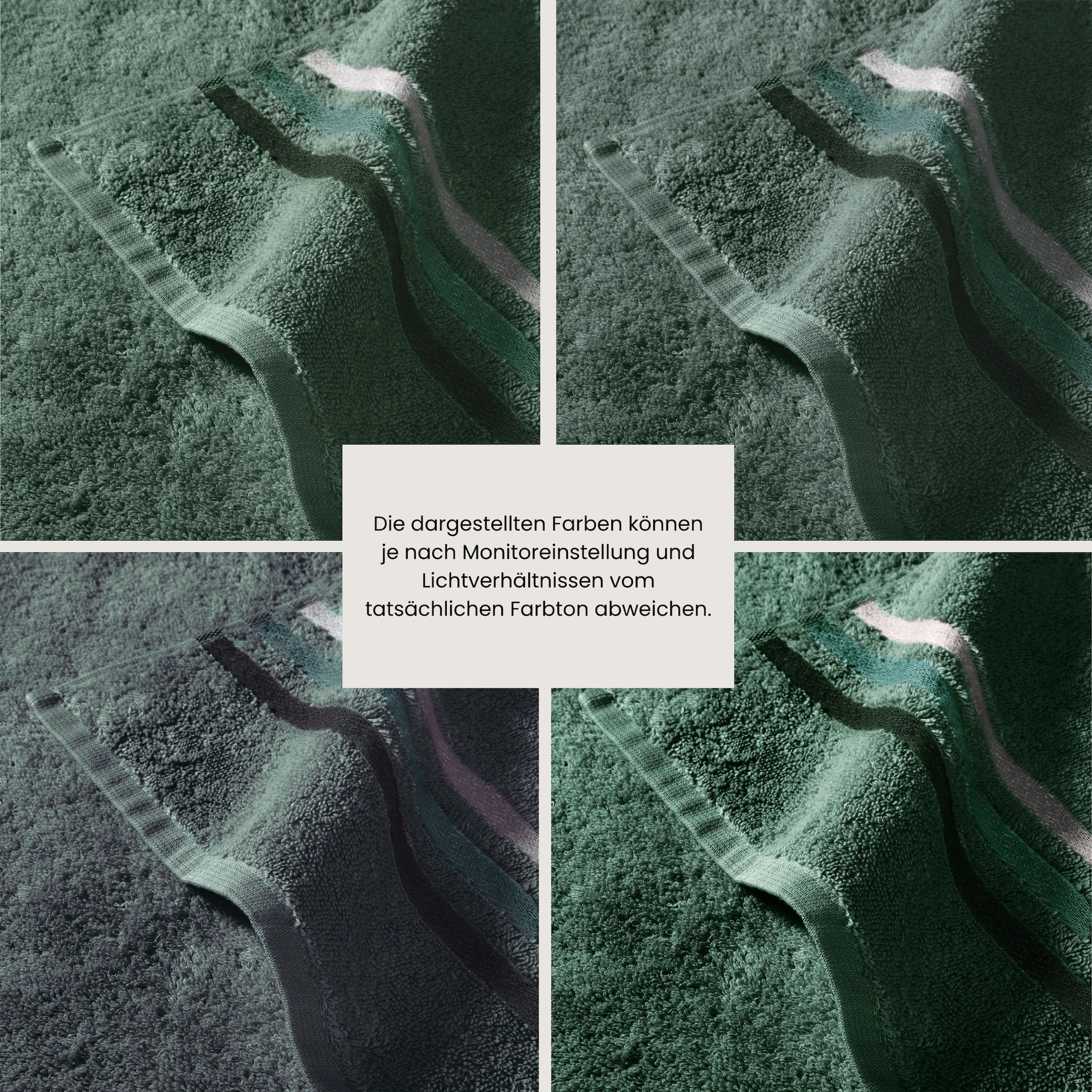 Schiesser Serviettes »Skyline Color aus 100 % Baumwolle mit eleganter Streifenbordüre« MADE IN GREEN by OEKO-TEX®