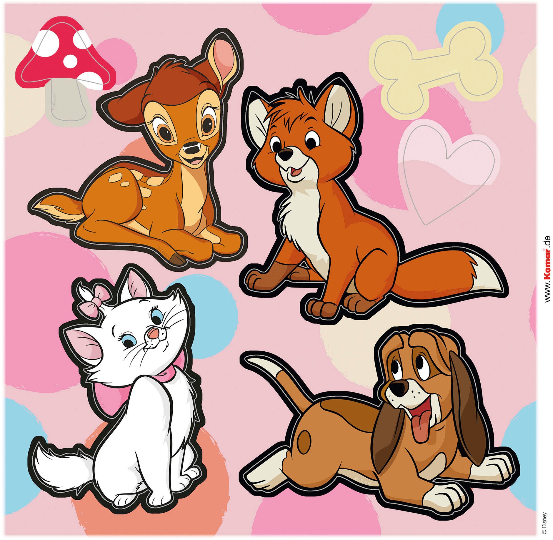 Komar Autocollant mural »Playful Kindergarten - Grösse 50 x 70 cm« selbstklebend, Wandsticker, Kinderzimmer