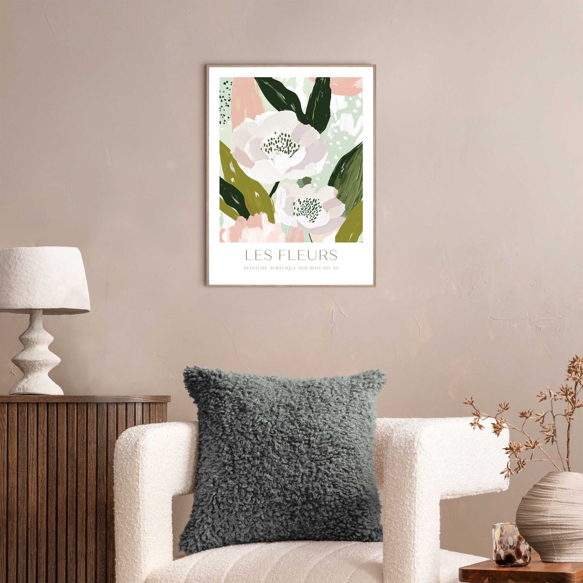 Reinders! Poster »Blumen« Küche - Rosa - MDF - Blumen und Pflanzen - 30x40 cm