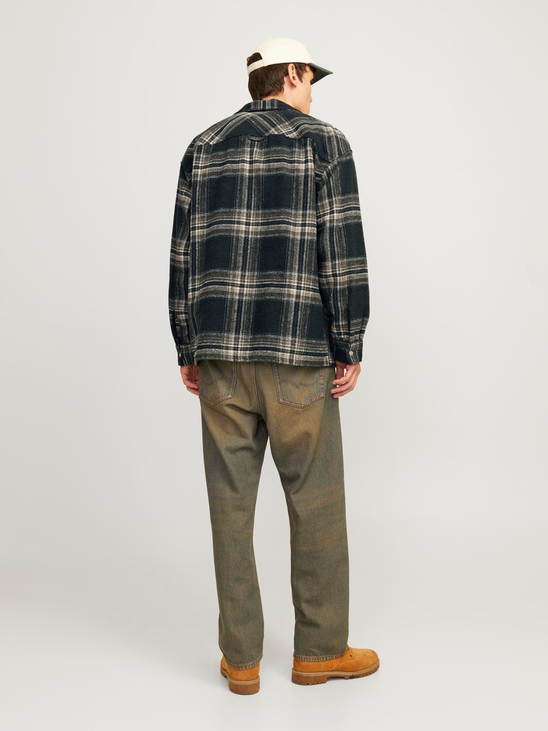 Jack & Jones Langarmhemd »JORVESTERBRO CHECK OVERSHIRT LS SN«