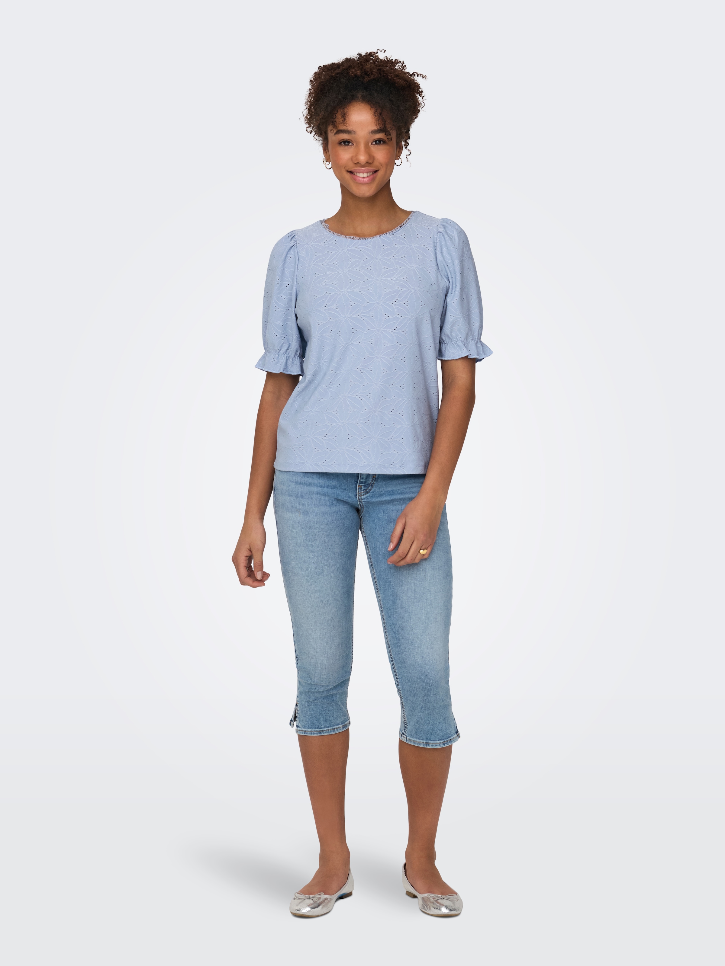 ONLY T-shirt à manches courtes »ONLNEW SMILLA LIFE S/S PUFF TOP JRS«