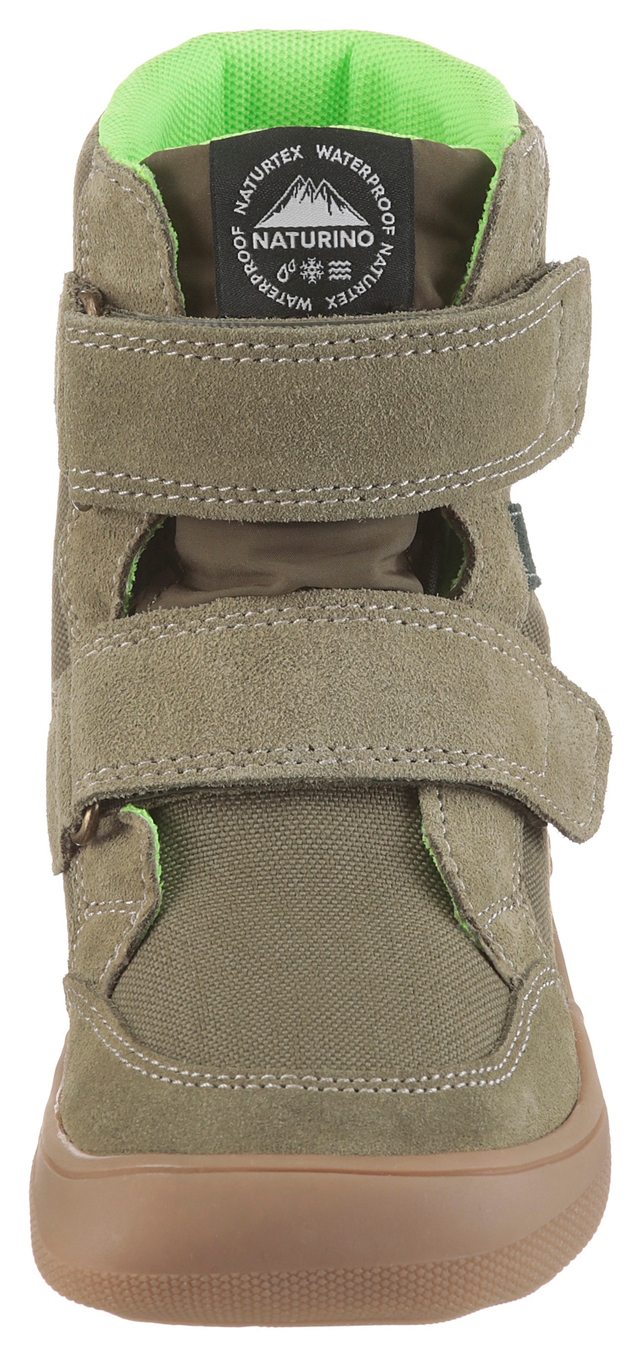 Naturino Bottes d'hiver »BAREFOOT KODDAS VL«  Bottes à scratch avec doublure en laine, gabarit de taille à télécharger