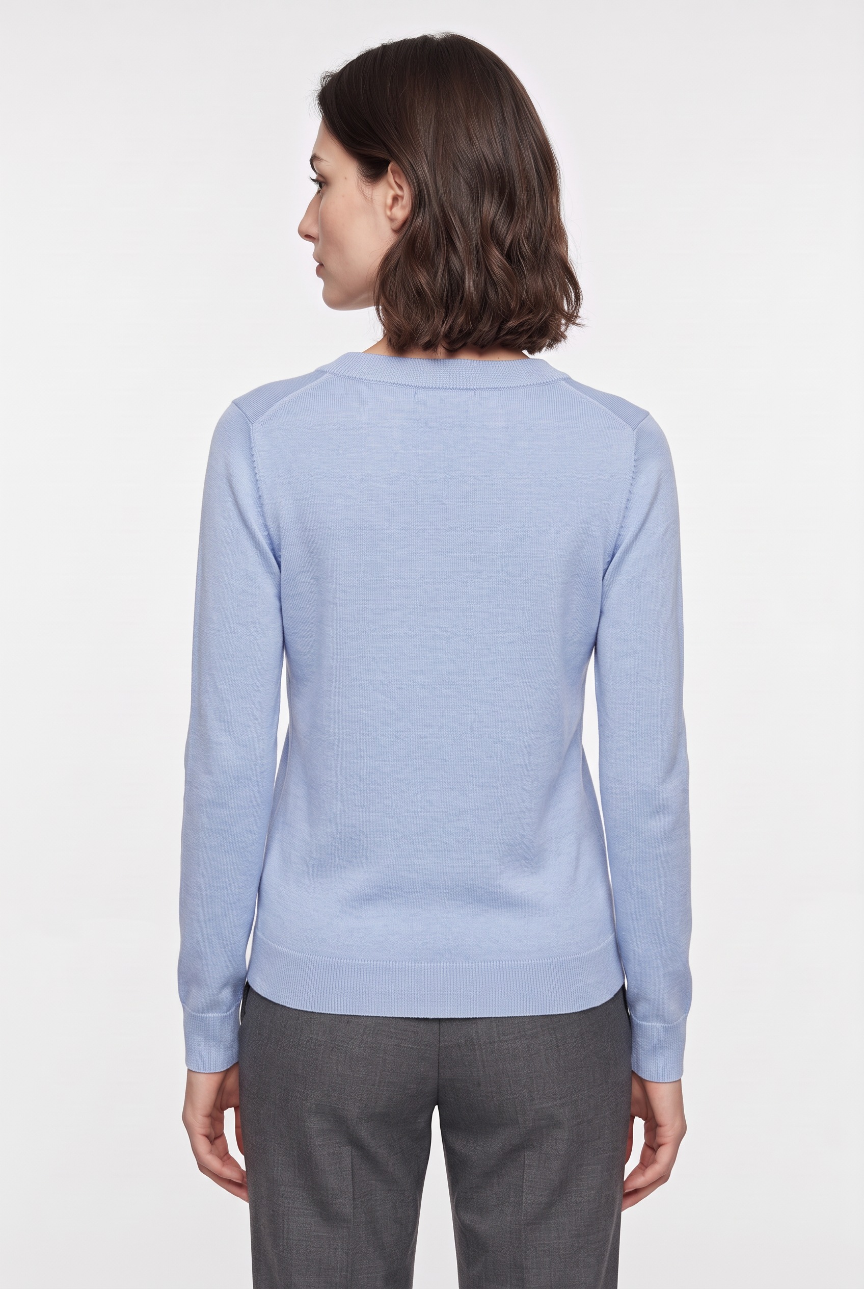 Gant Pull en tricot »WOOL COTTON V-NECK«