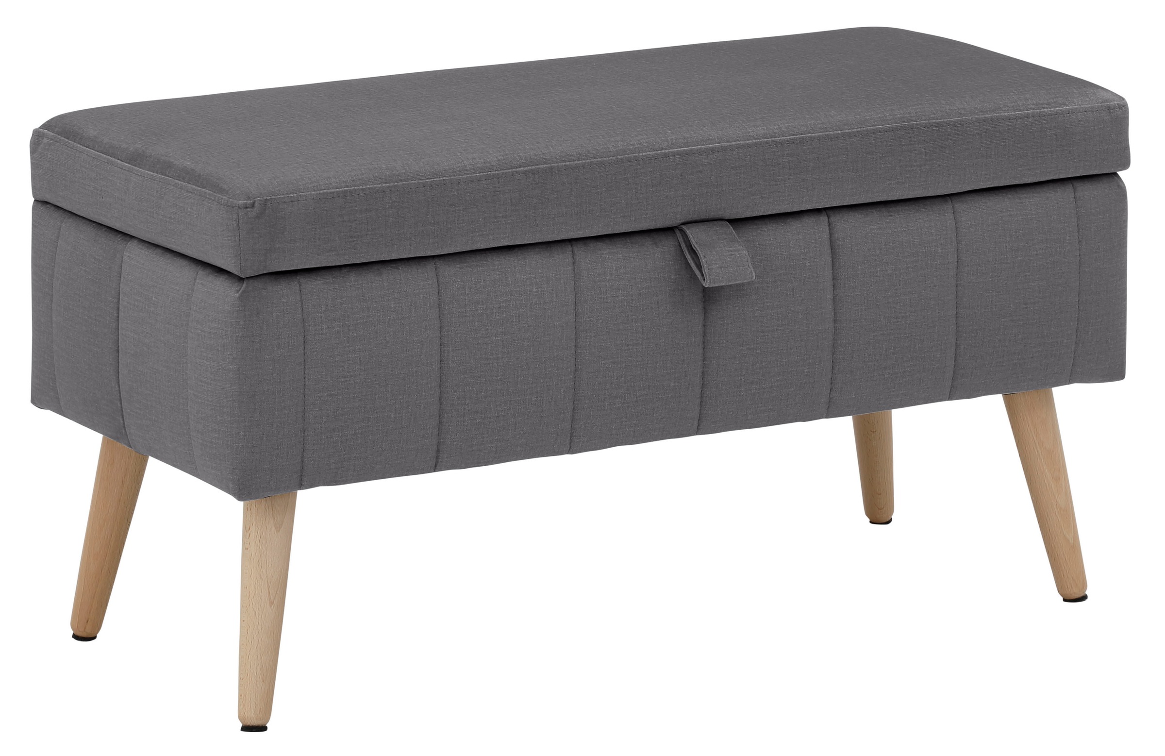 GOODproduct Banc coffre »AMIRA Sitzbank mit Stauraum, Masse B/T/H: 81/36/43 cm« avec compartiment de rangement, en 3 qualités de revêtement avec fine piqûre