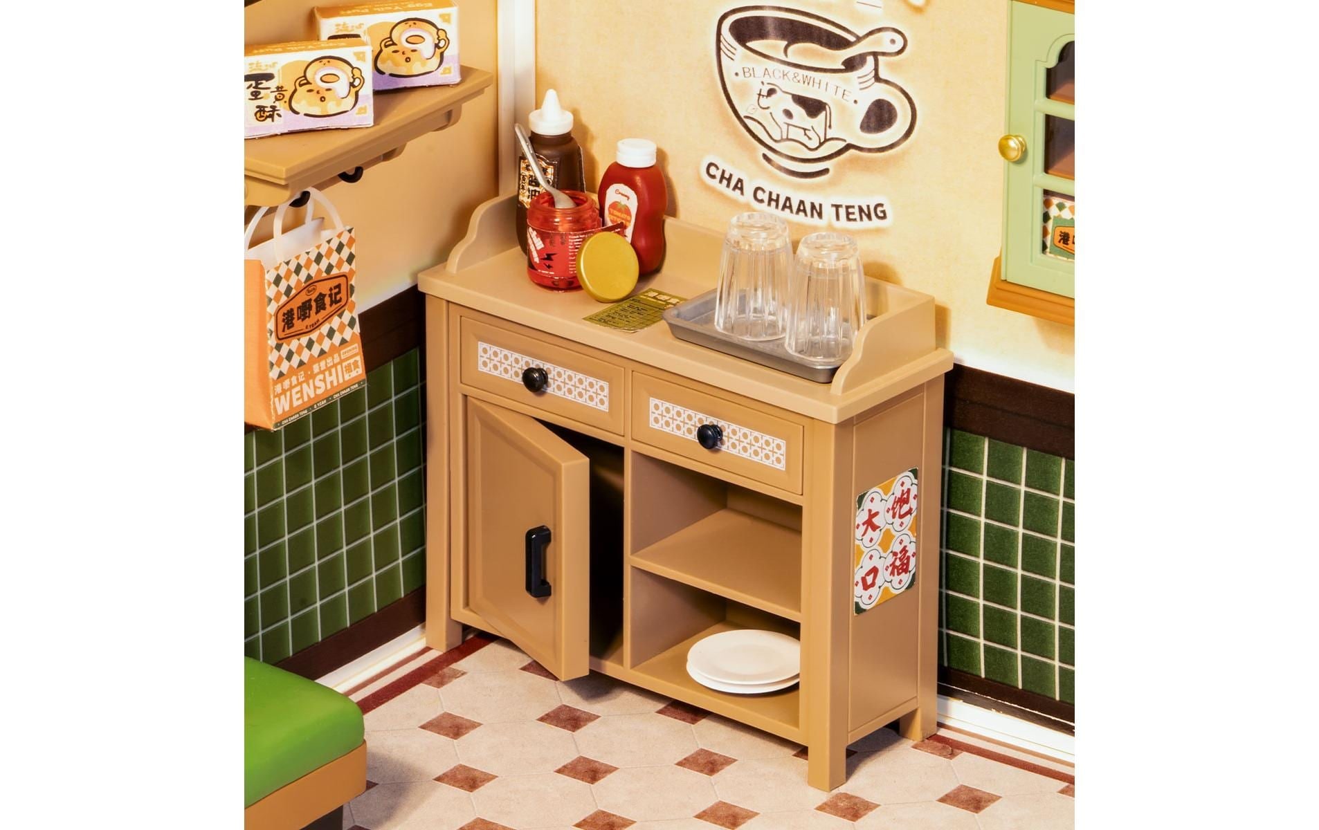   Modellbausatz »RoboTime Hong Kong Bites Cafe«