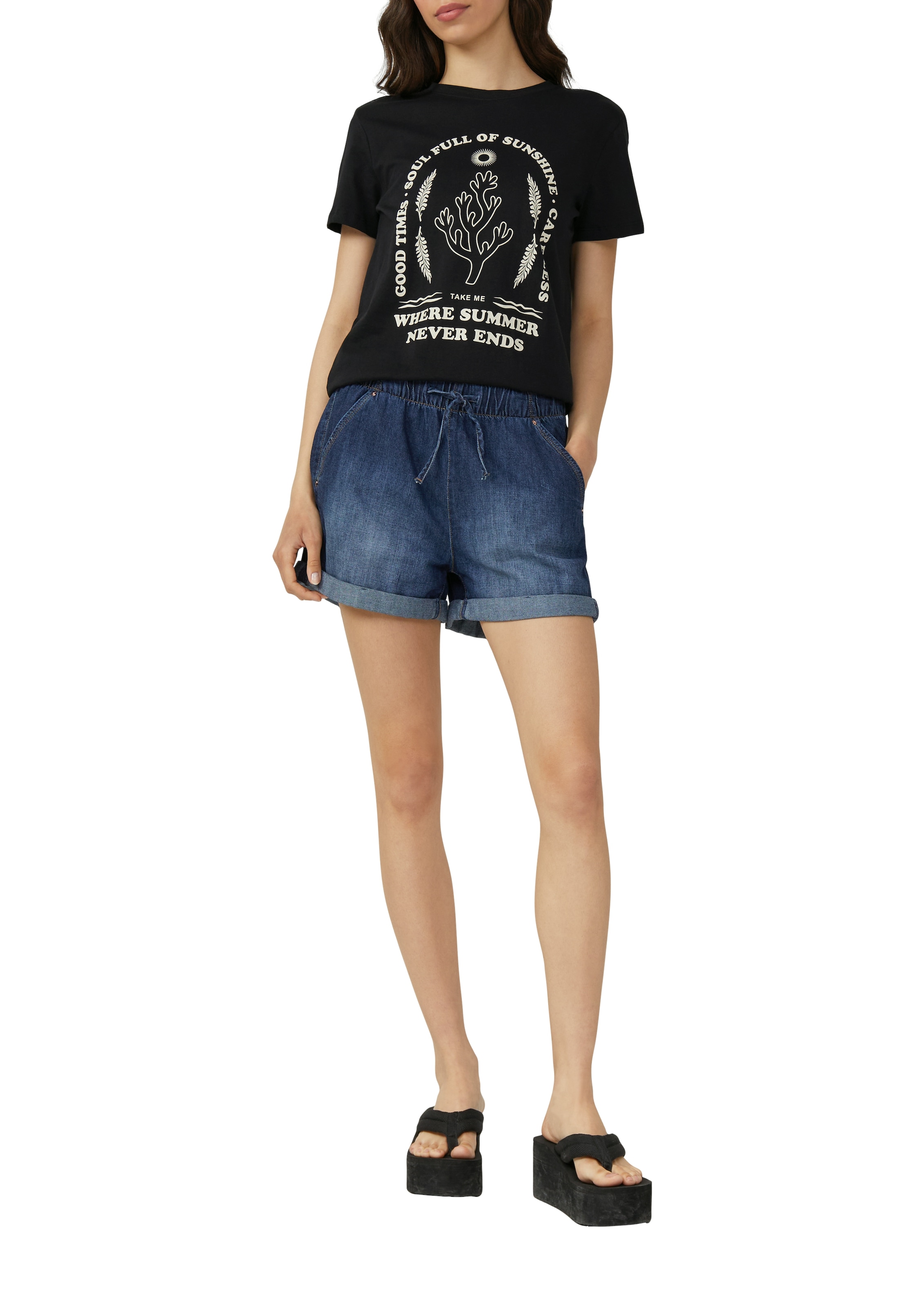 QS T-Shirt mit Print