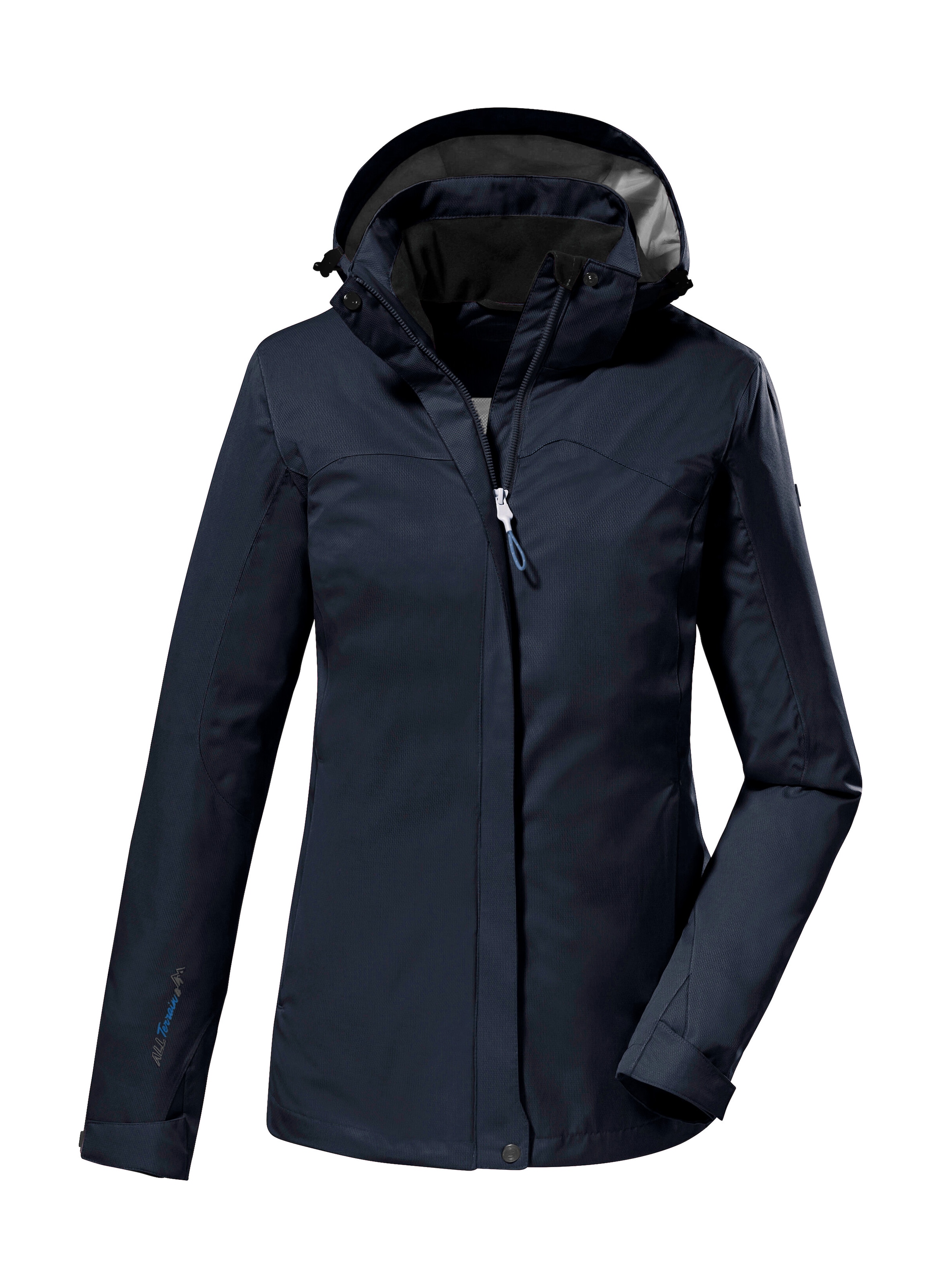 Killtec Veste fonctionnelle »KOS 133 WMN JCKT« Wasser- und winddichte Damenjacke mit abnehmbarer Kapuze