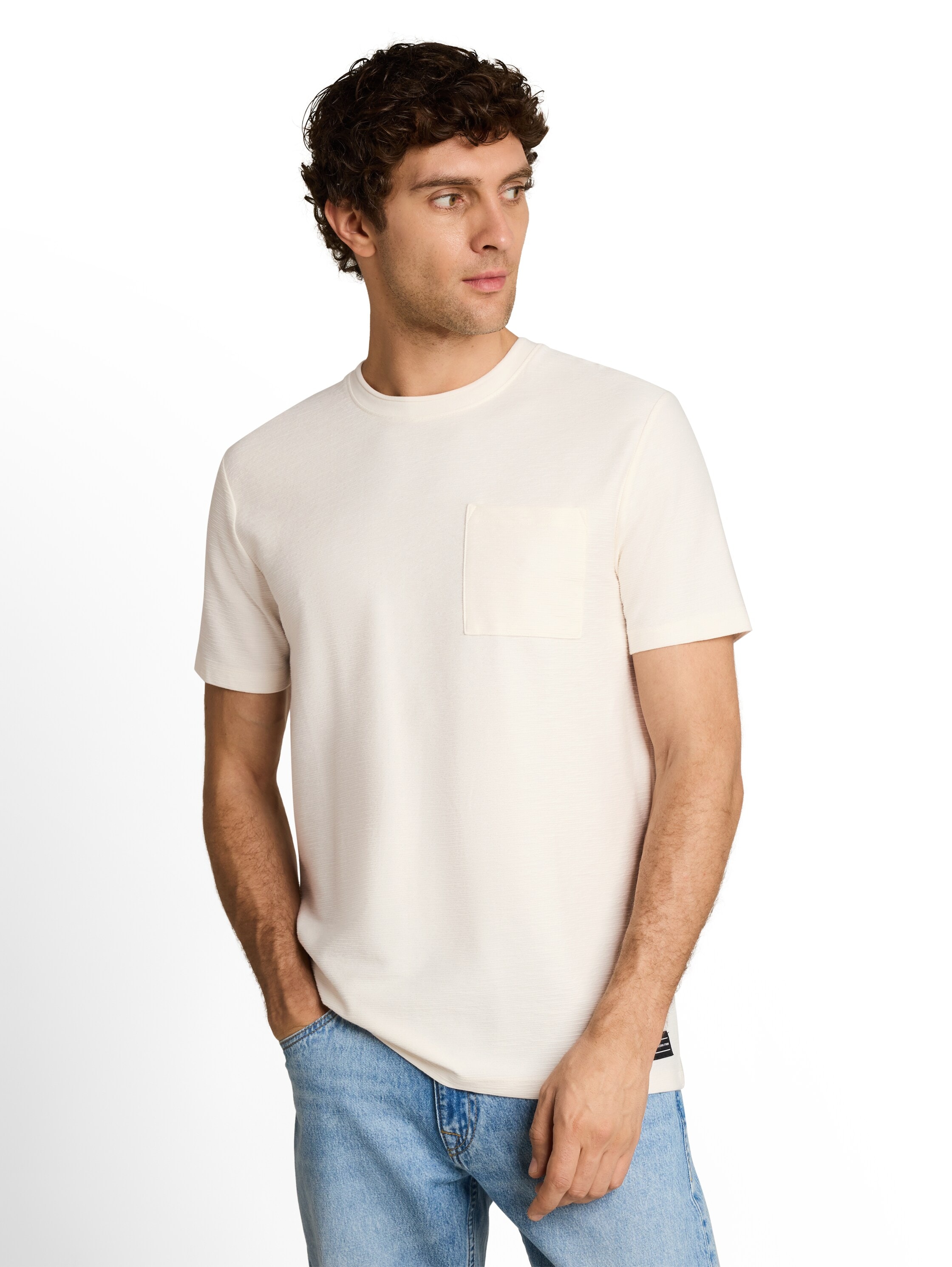 TOM TAILOR Denim Shirt à col rond