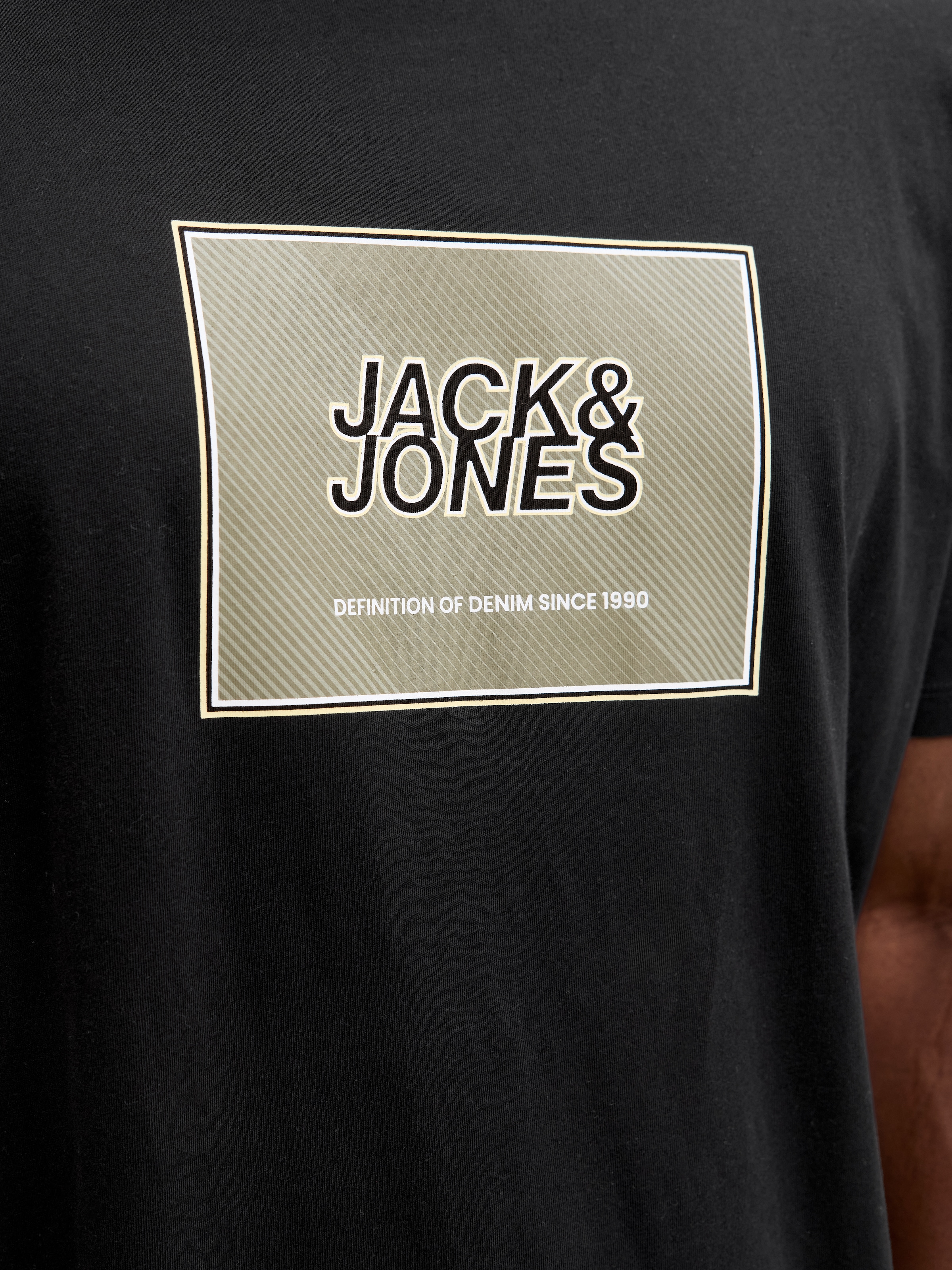 Jack & Jones PlusSize Shirt à col rond »JJRAIN TEE SS CREW NECK PLS«