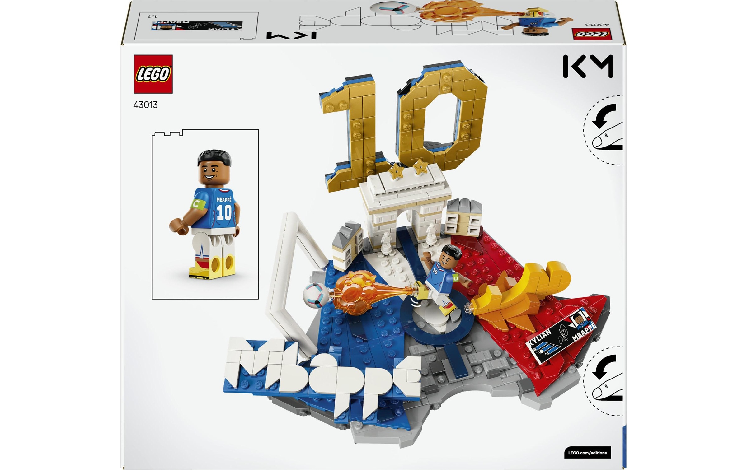 LEGO® Konstruktionsspielsteine »Kylian Mbappé – Fussball-Highlights (43013), LEGO Editions Football«