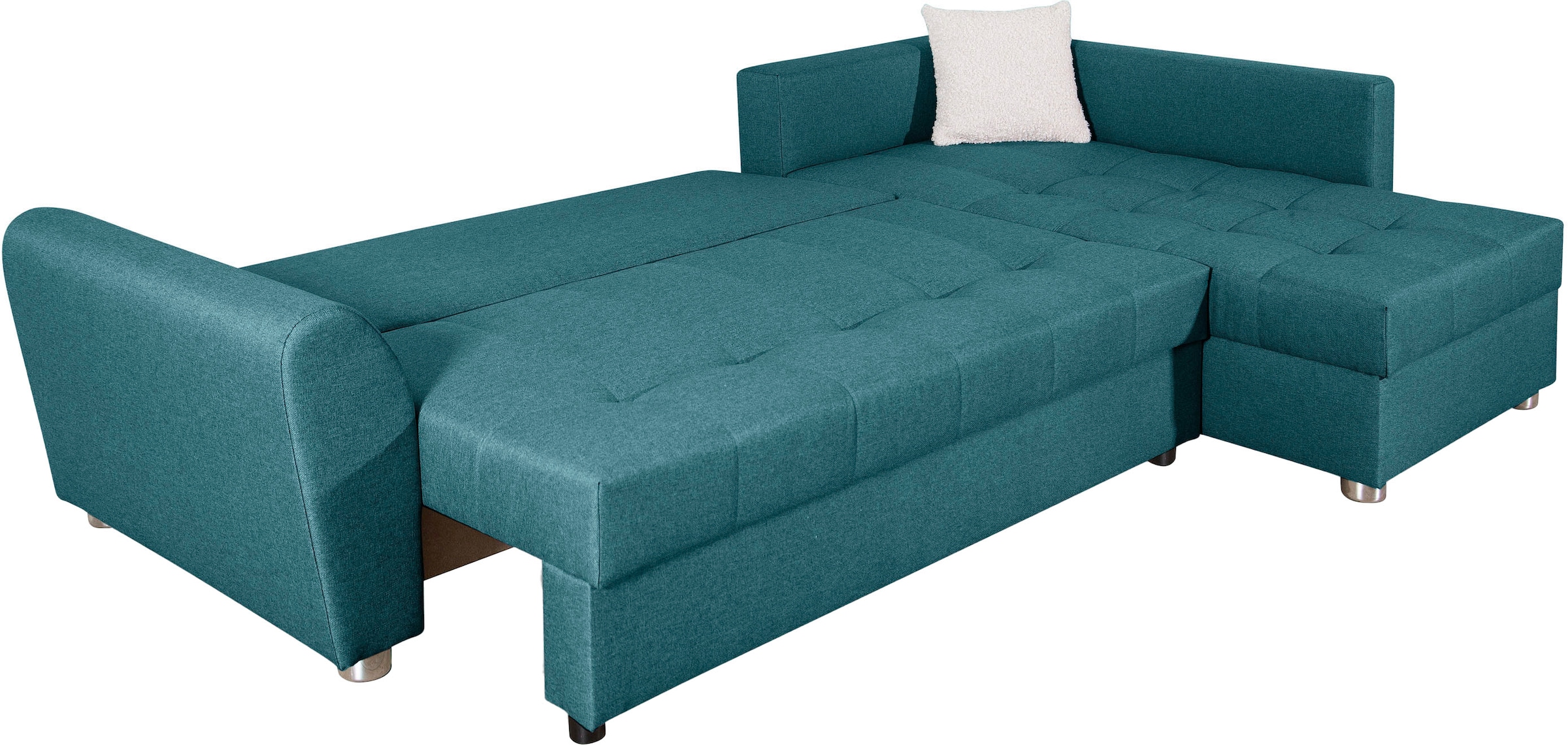 COLLECTION AB Ecksofa »JANA XL-Sofa L-Form« inkl. Bettfunktion, Bettkasten und Bonnelfederkern