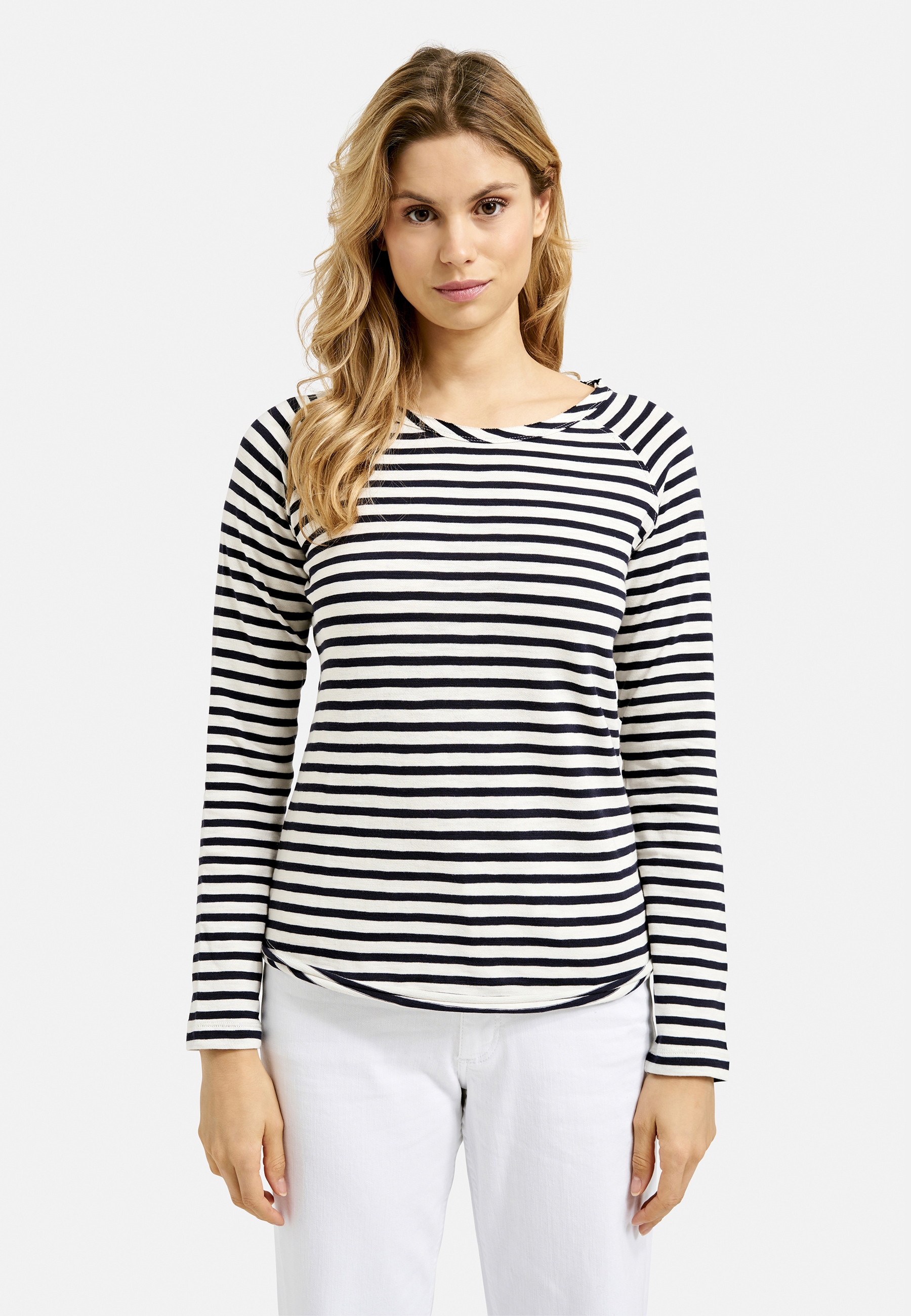 Smith & Soul Langarmshirt aus Baumwolle, Rundhals