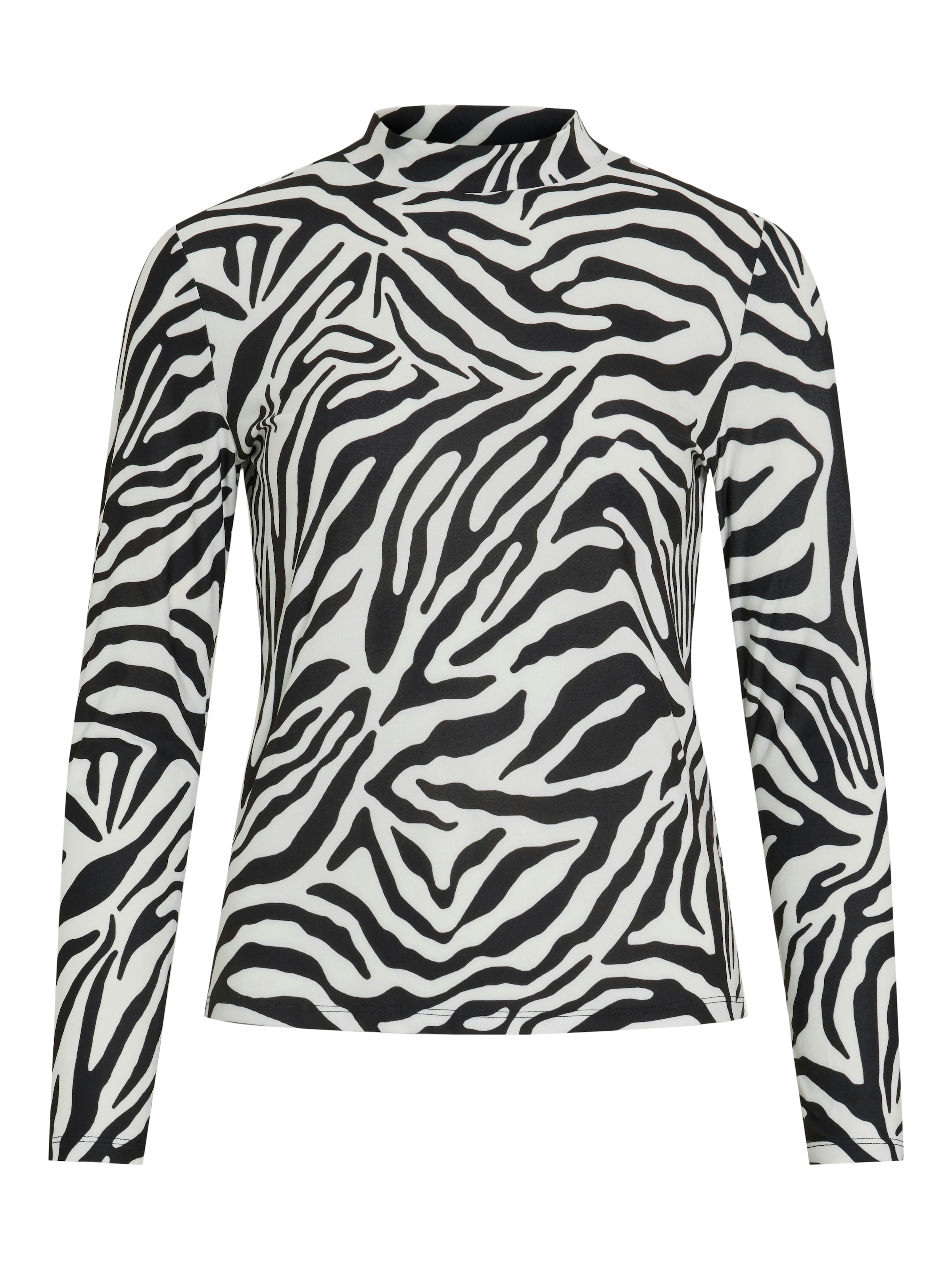 Vila »VILEOA L/S ROLLNECK TOP - NOOS« Materialmix, regular fit