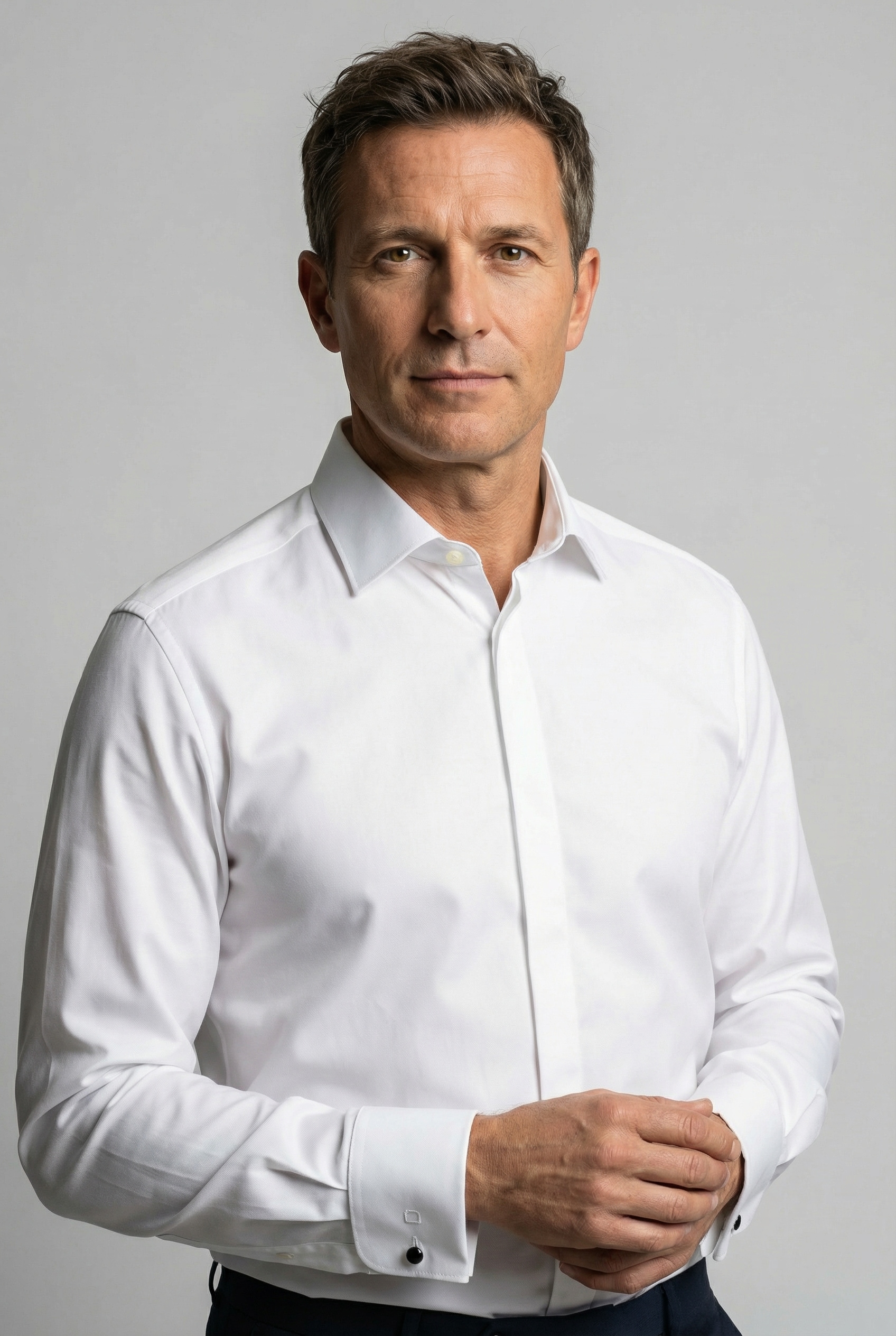 OLYMP Smokinghemd »Level Five body fit« Umschlagmanschetten,verdeckte Knopfleiste