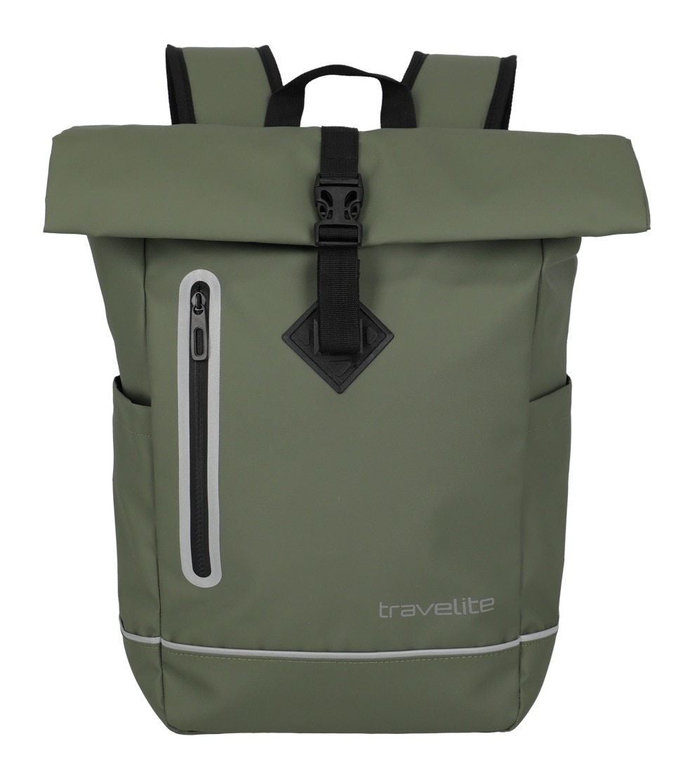 travelite Sac à dos de loisirs »BASICS Roll-Up Rucksack aus Plane« avec fermeture roulante variable