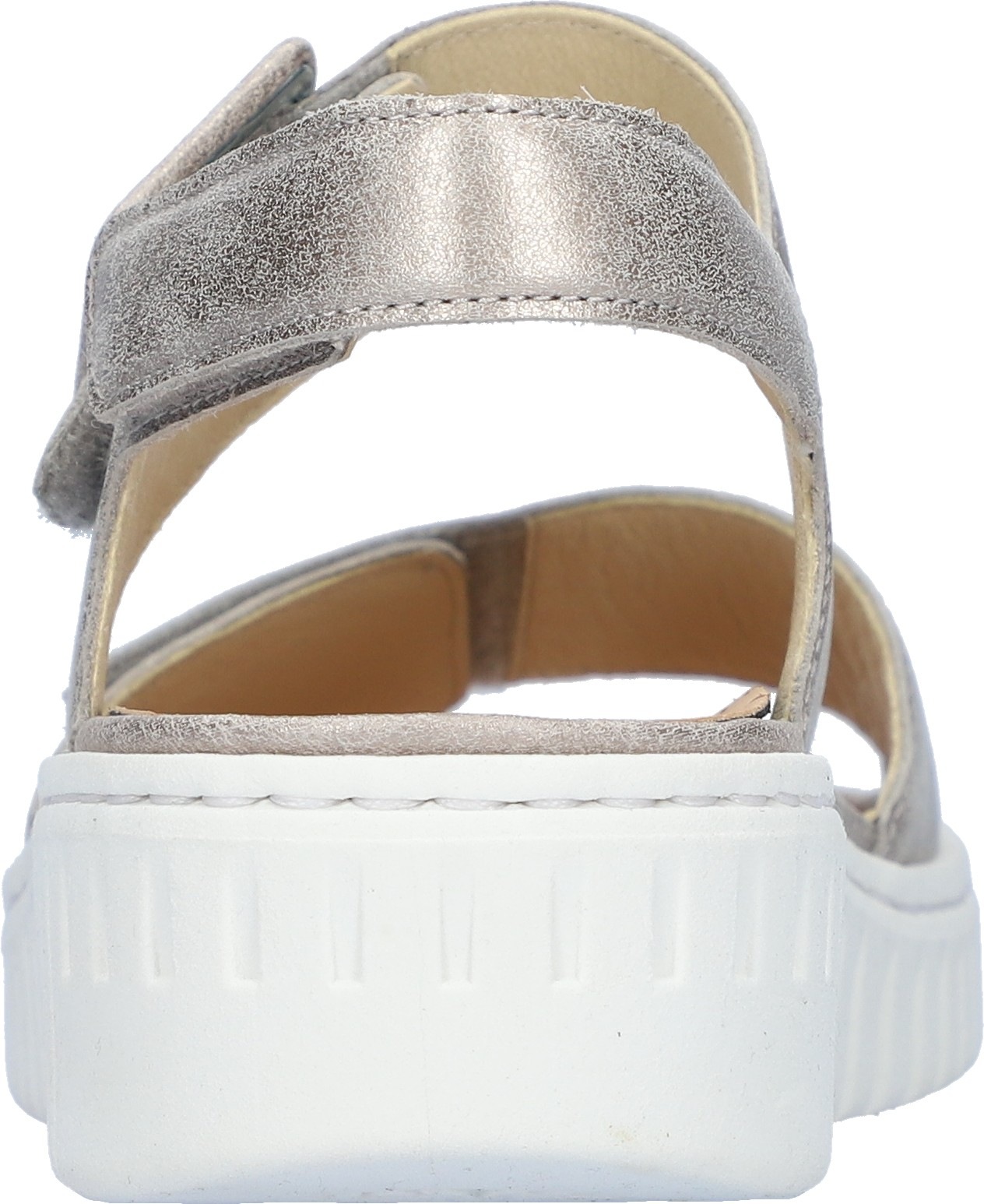 Waldläufer Plateausandale »H-WILLOW«  Sommerschuh, Klettschuh, Bequemschuh mit Korkfussbett, H-Weite