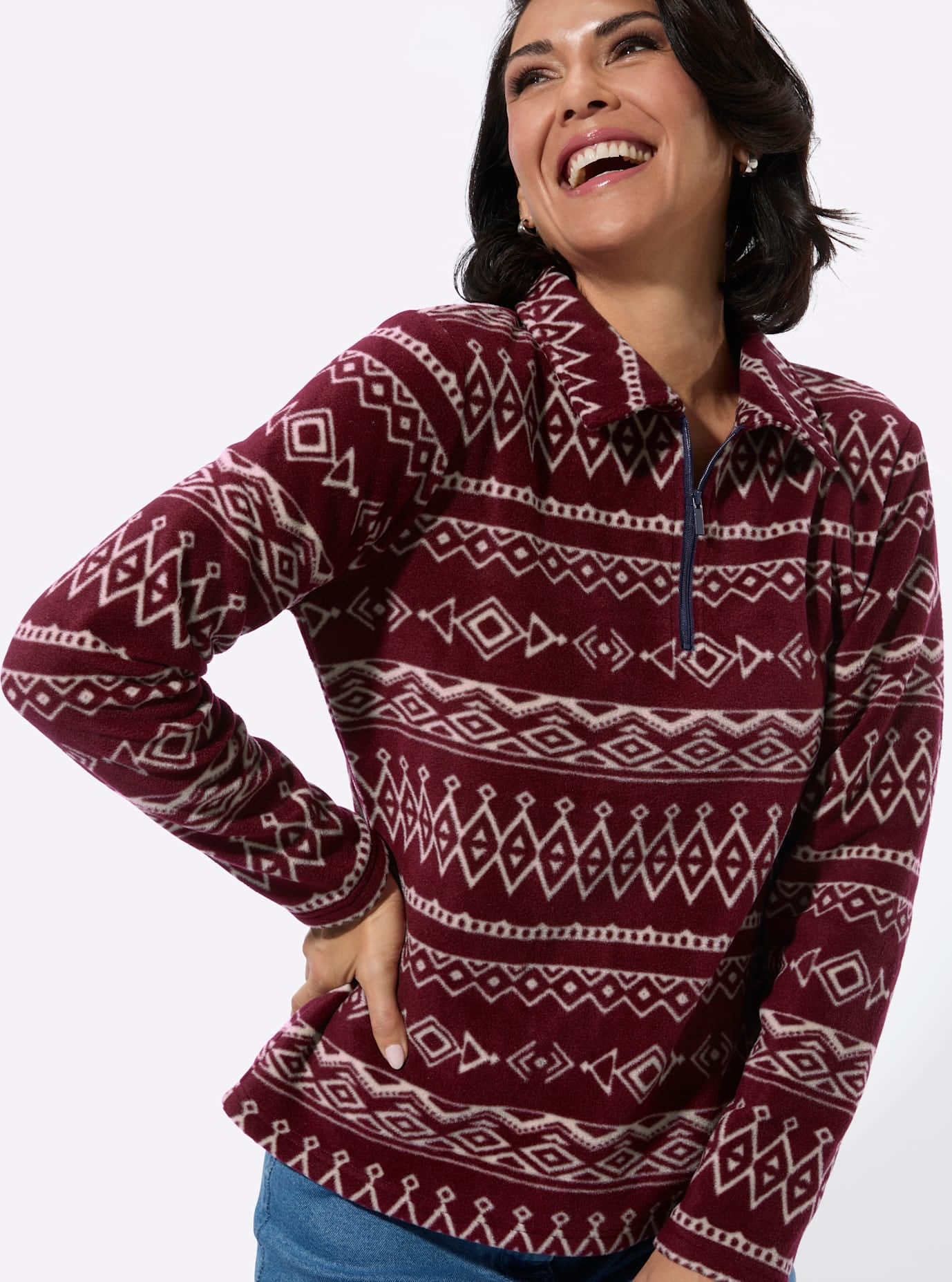 Casual Looks Fleeceshirt »Fleece-Shirt« 1