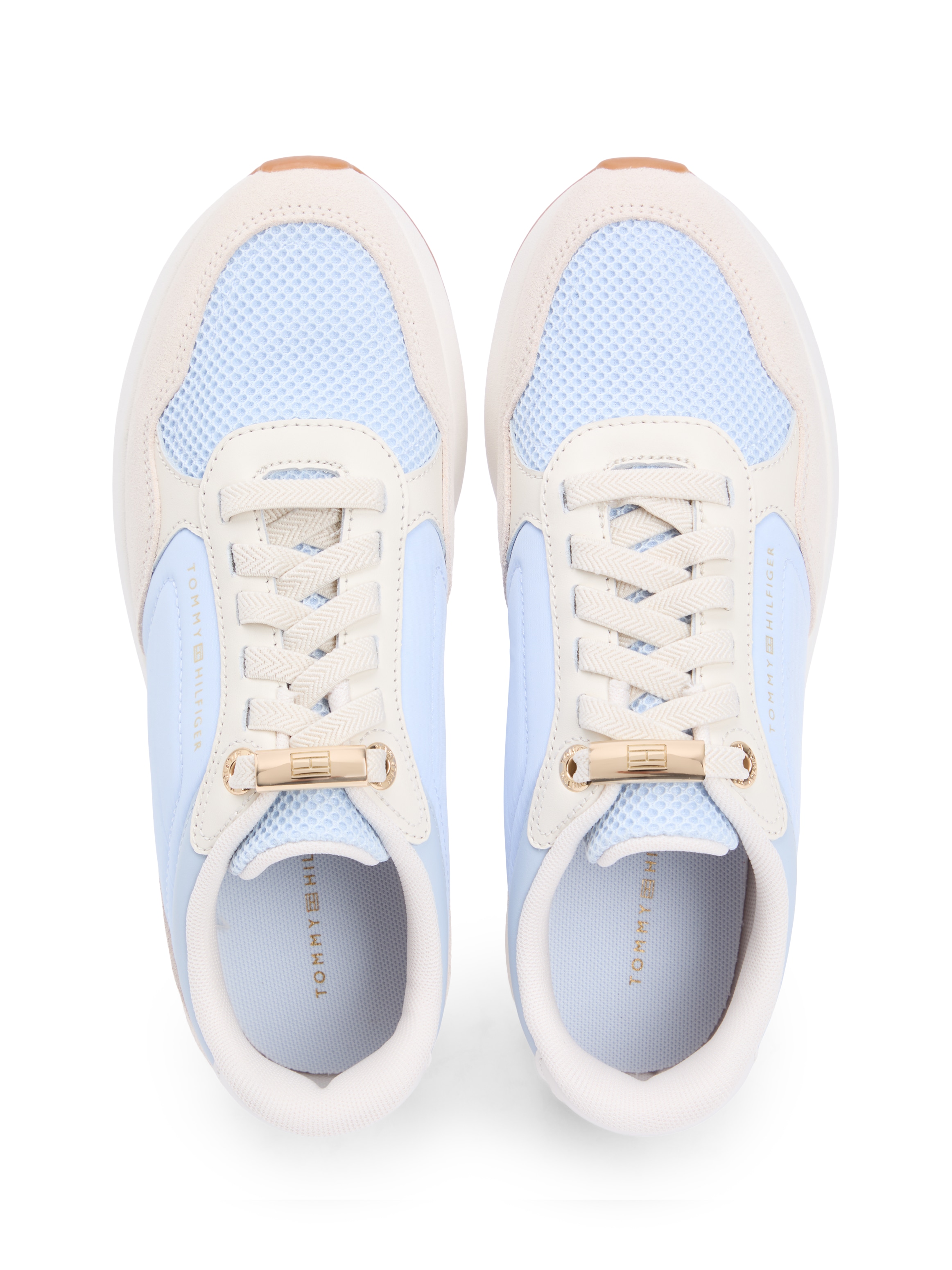 Tommy Hilfiger Plateausneaker »TH CHIC EVA RUNNER MESH«  Freizeitschuh, Halbschuh, Slipper mit elastischen Schnürsenkeln