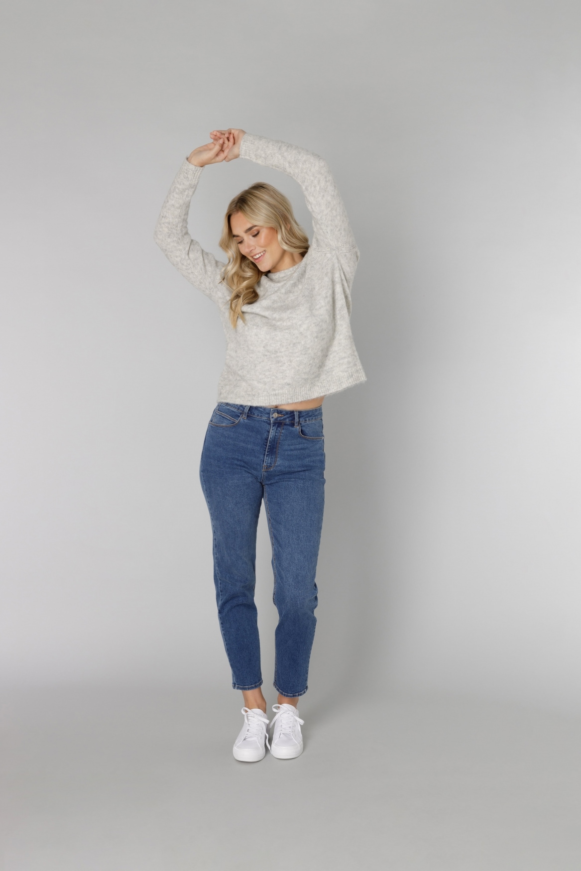 Base Level Pull en tricot »Yana« mit Wolle