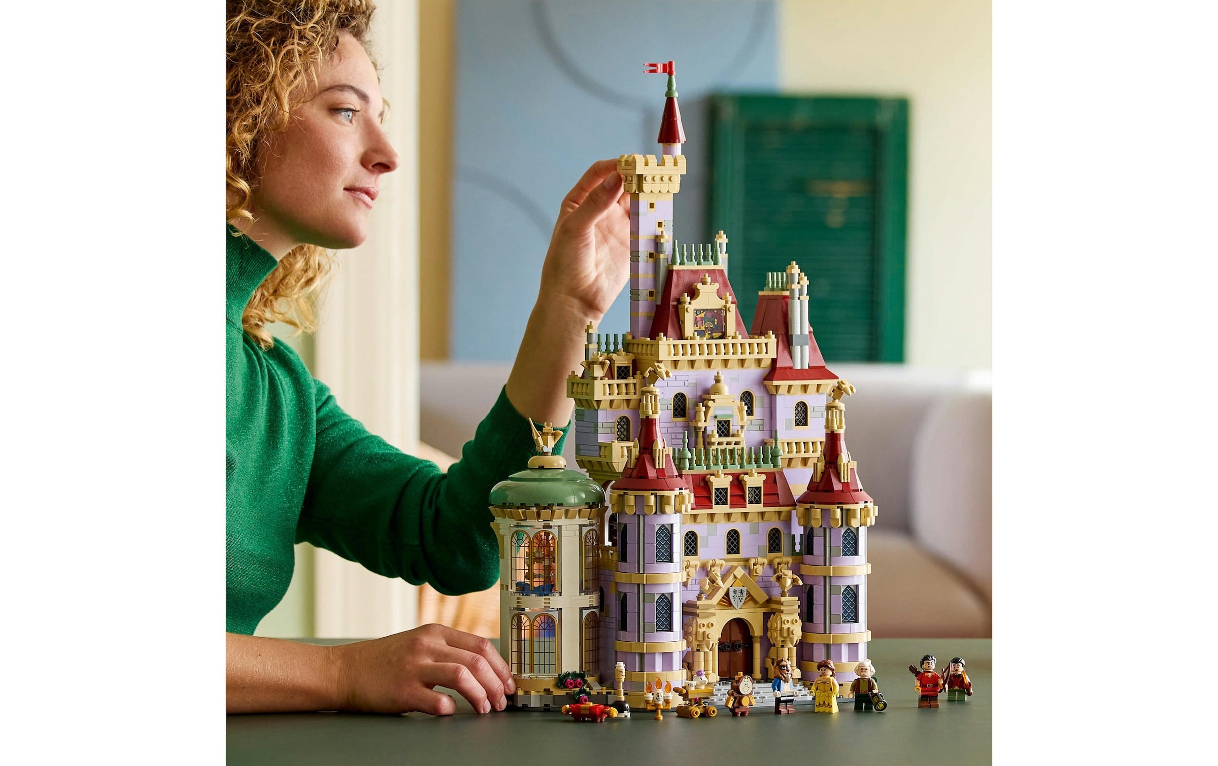LEGO® Konstruktionsspielsteine »Disney Das Schloss aus Die Schöne und das Biest 43263«