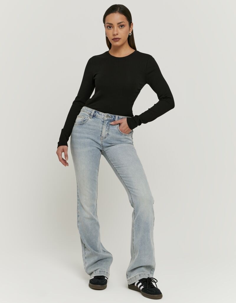 Tally Weijl Bootcut-Jeans »SPADEBOOTY« Baumwollmischung, Mid Waist