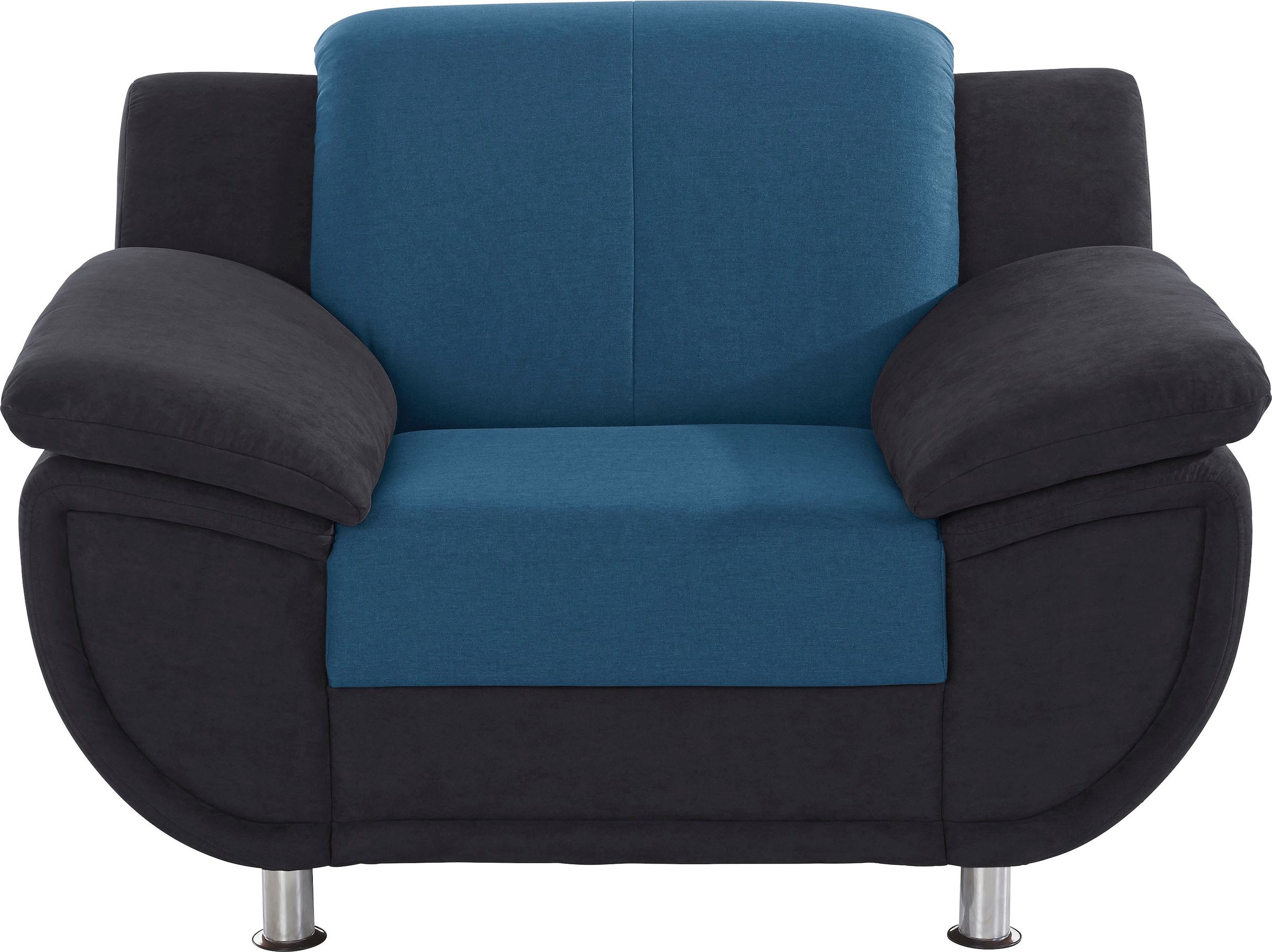 TRENDMANUFAKTUR Sessel »Rondo III 121 cm, Loungesessel« wahlweise mit komfortablem Federkern, mit extra breiten Armlehnen